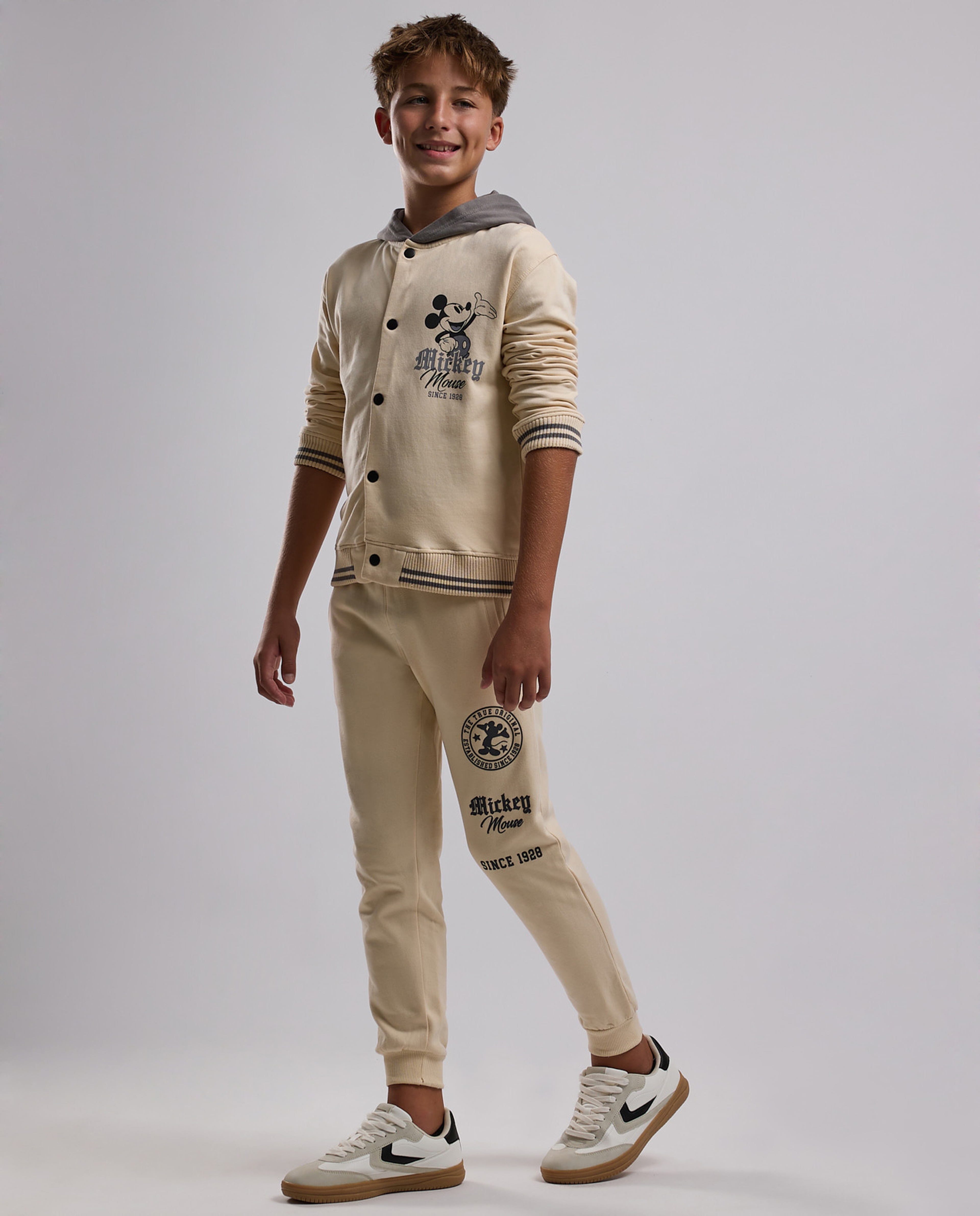 Mickey Mouse Print Clothing Set