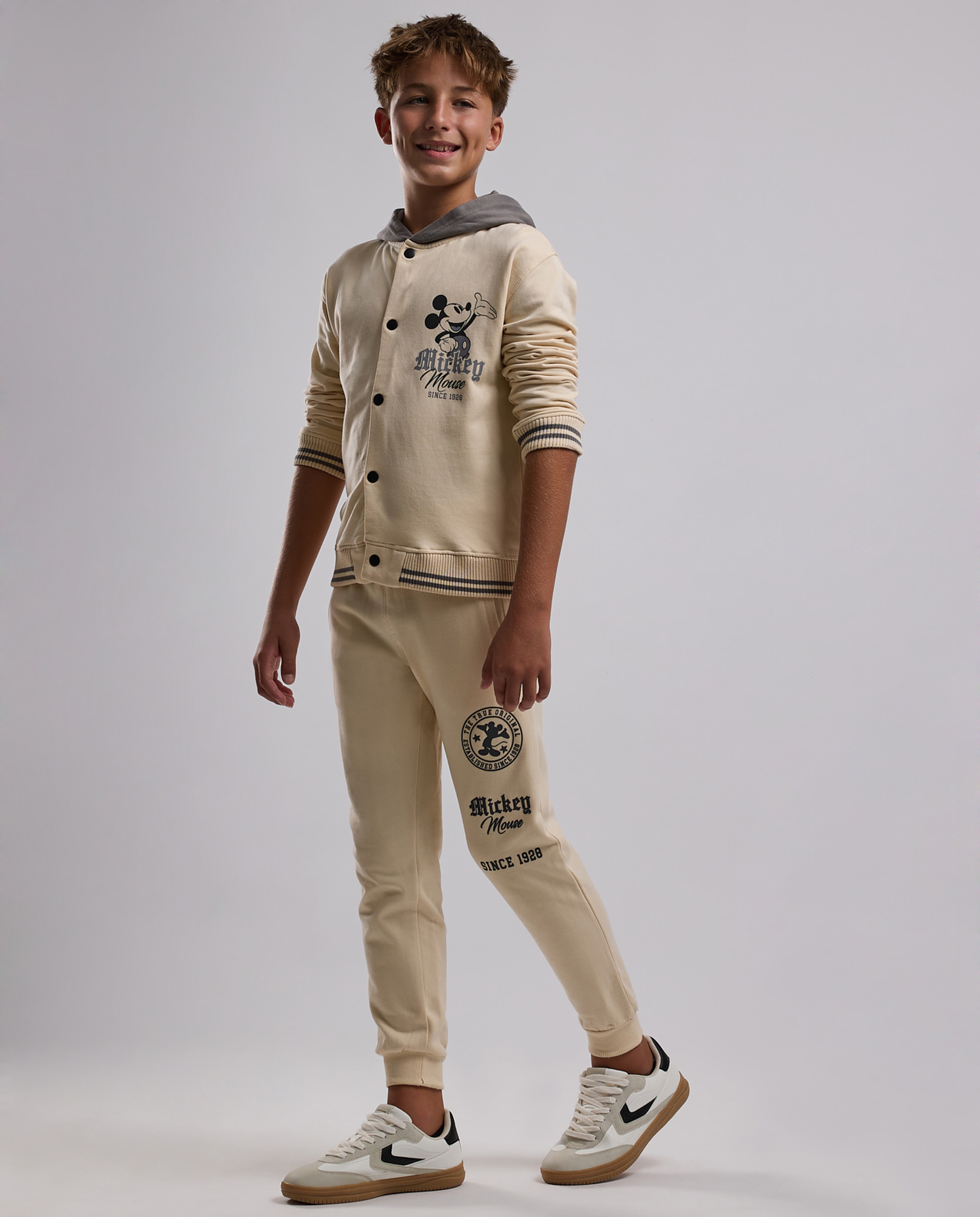 Mickey Mouse Print Clothing Set