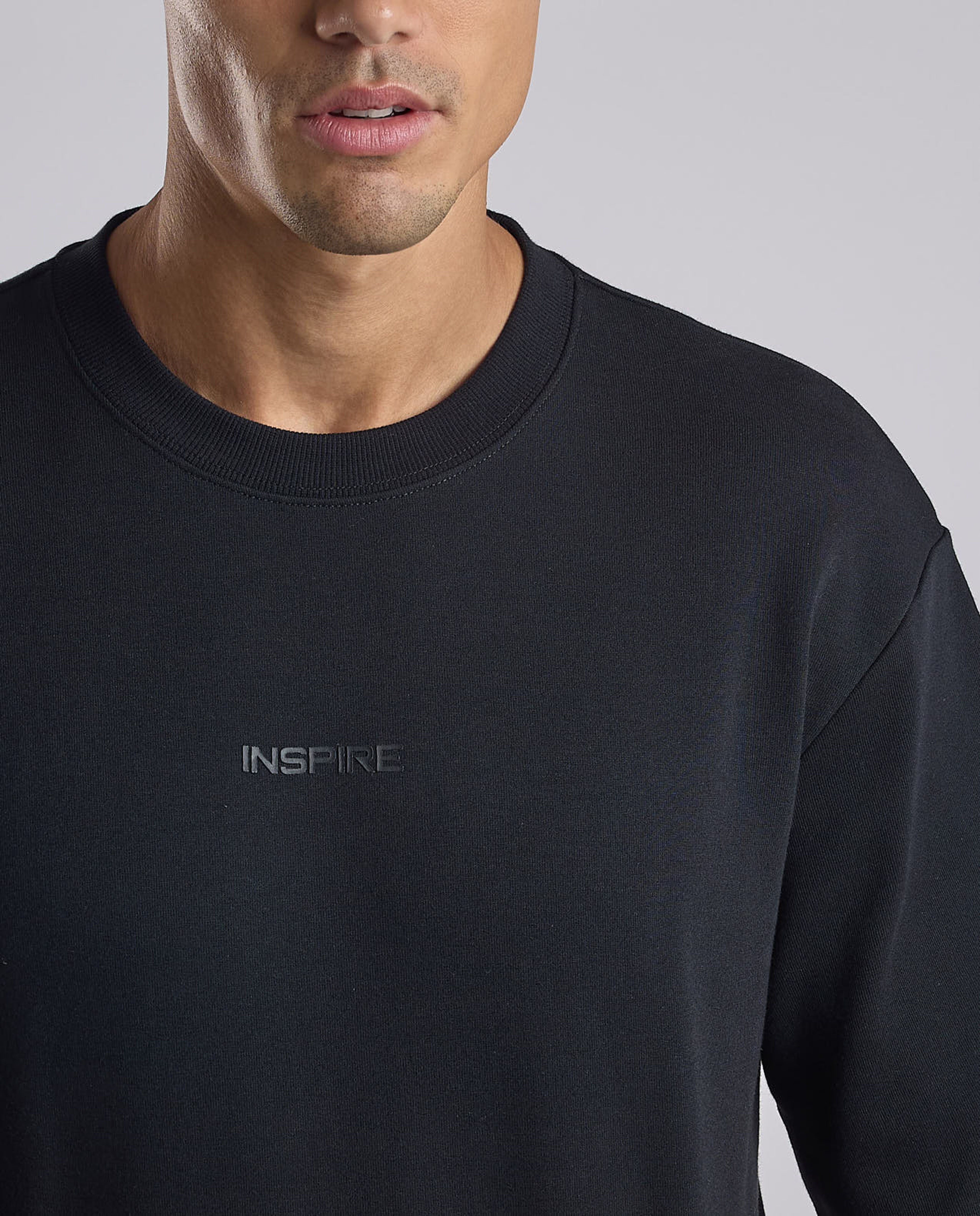 Solid T-Shirt with Crew Neck and Short Sleeves