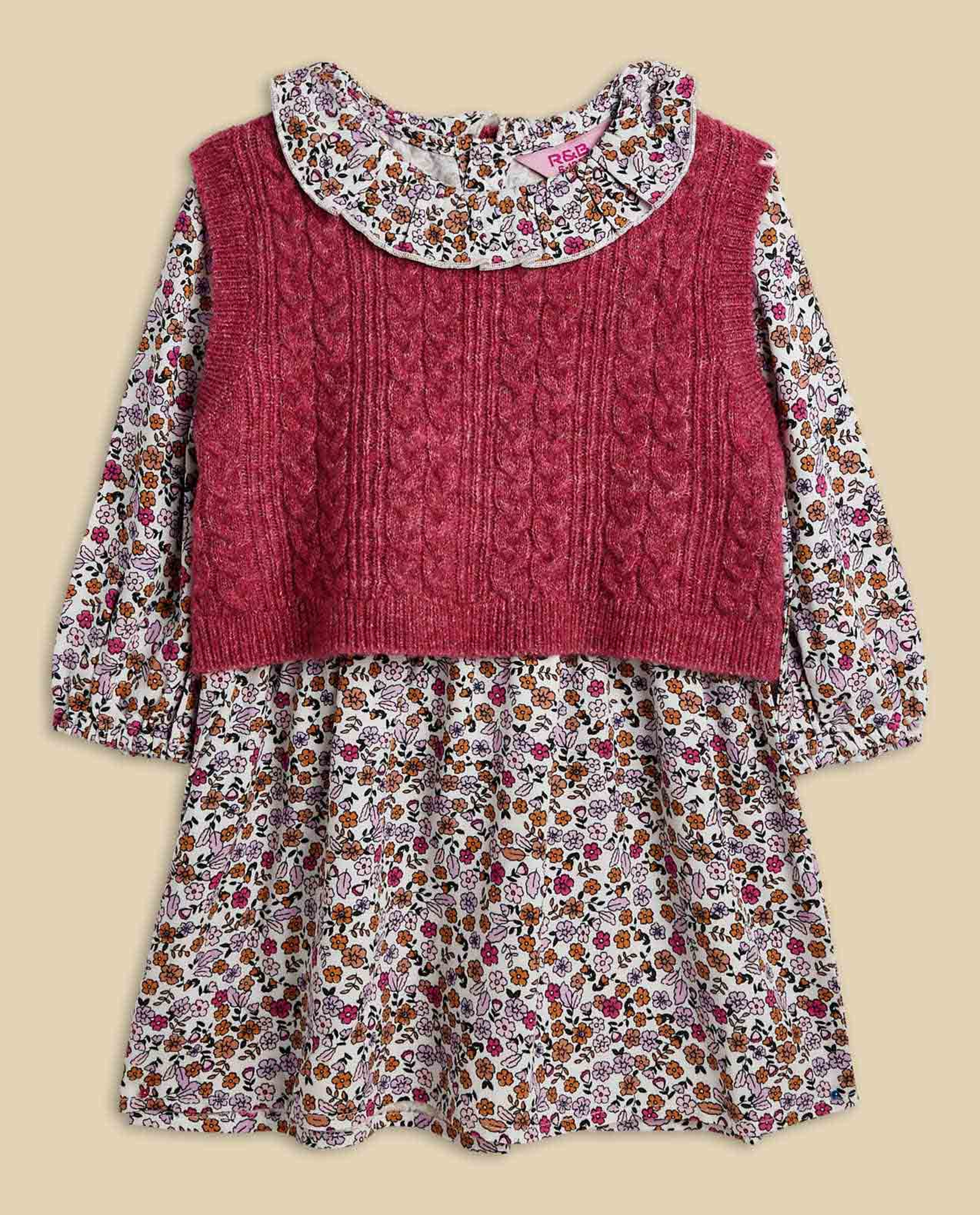 3 Piece Printed Dress Set