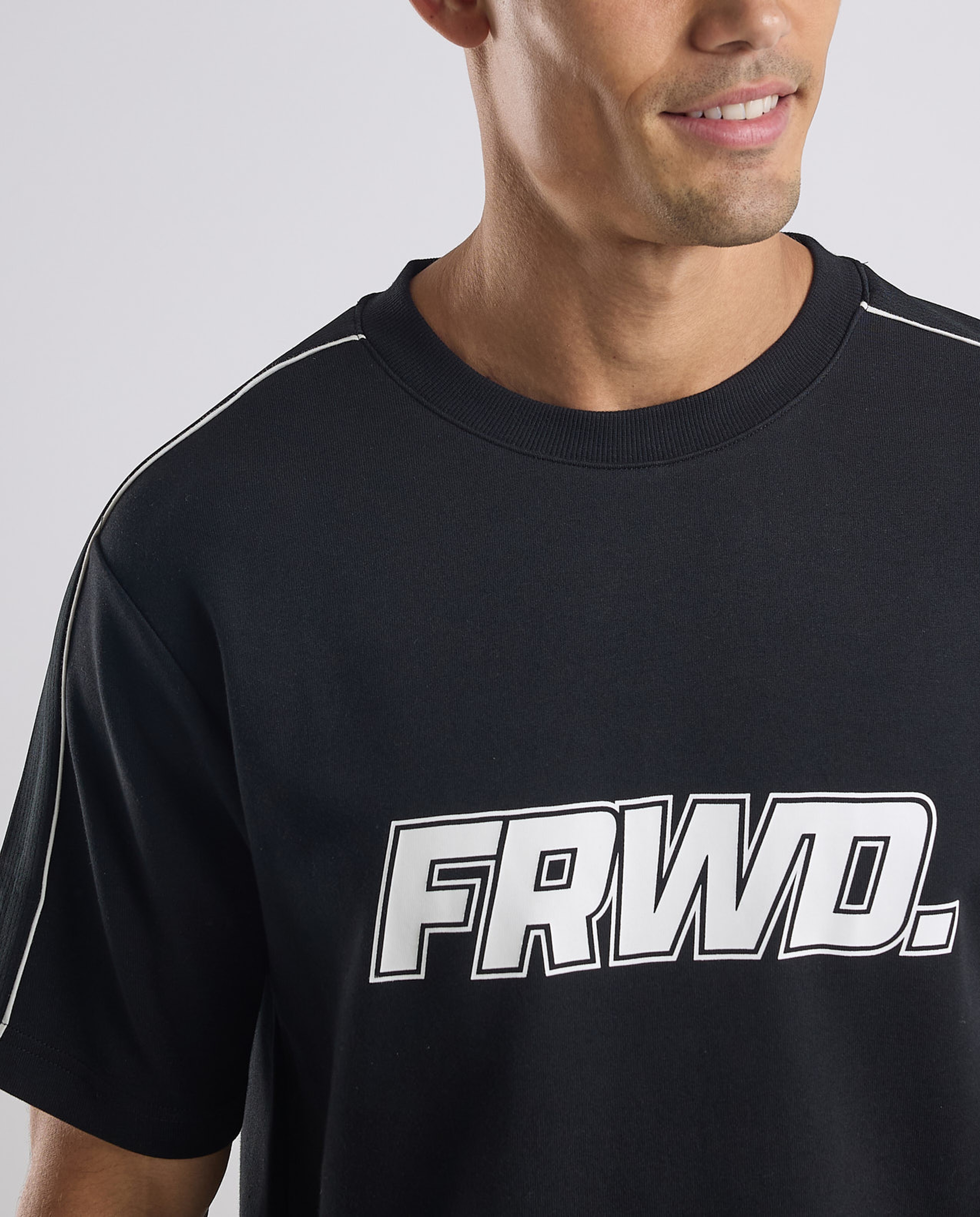 Printed T-Shirt with Crew Neck and Short Sleeves