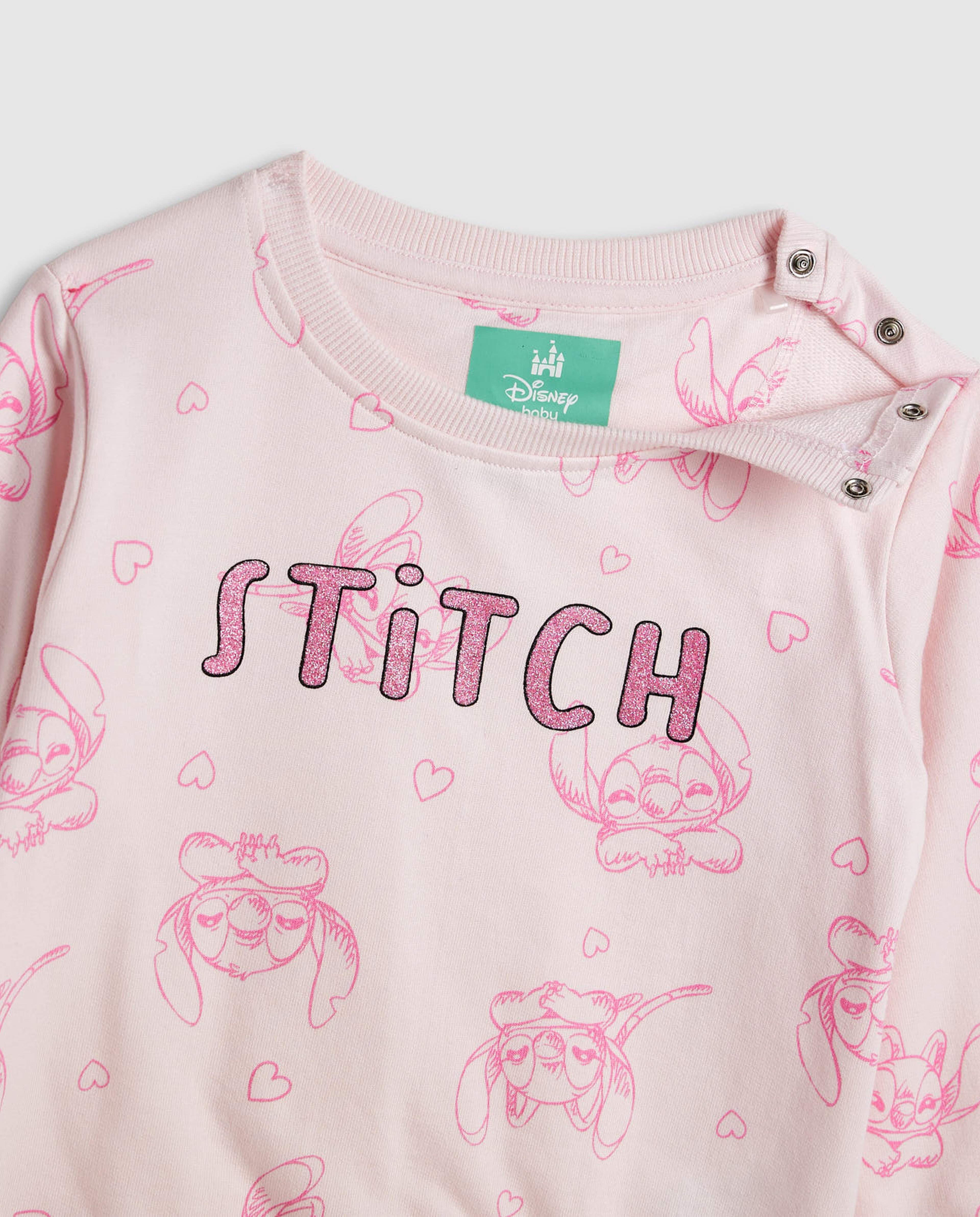 Stitch Print Sweatsuit Set