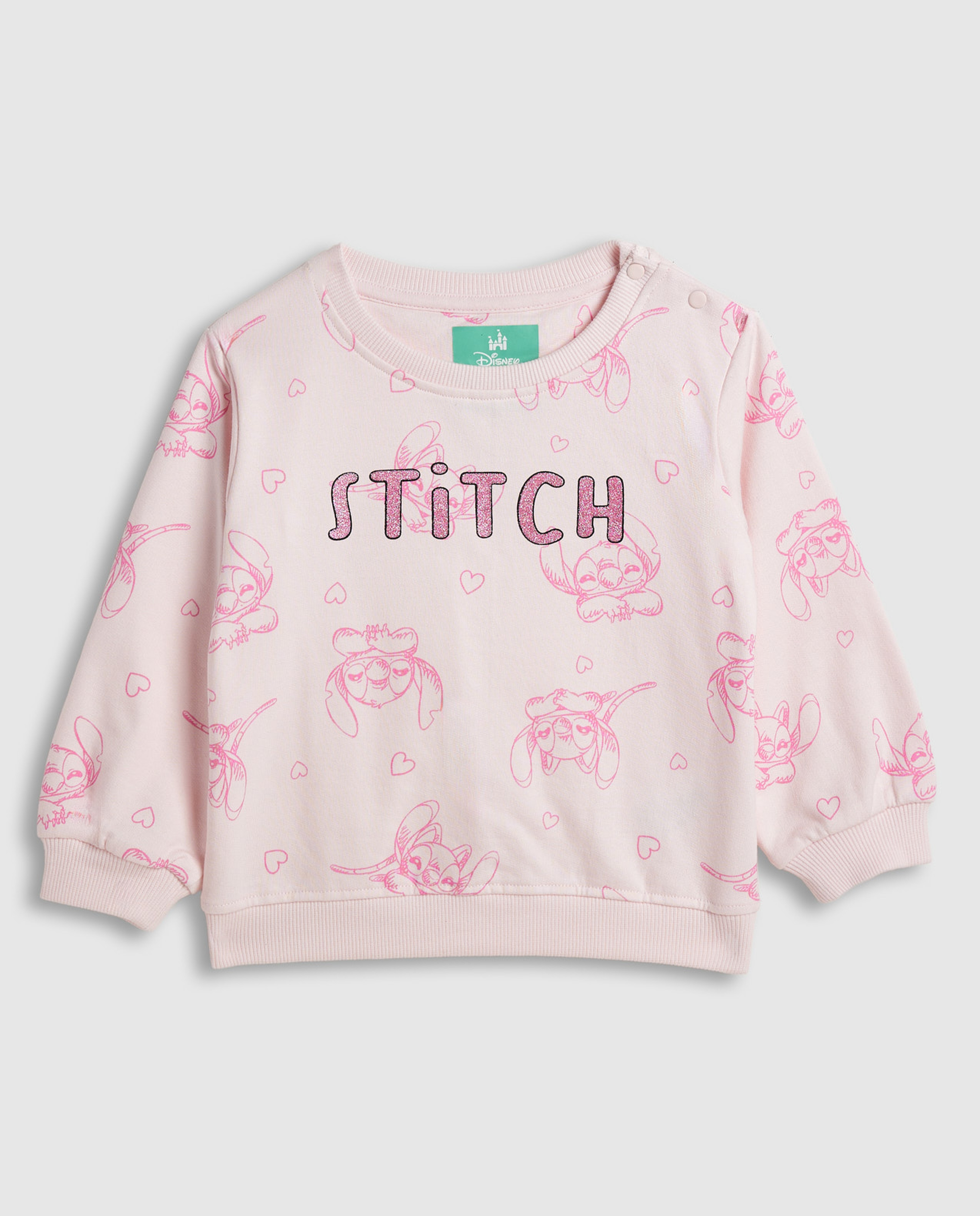 Stitch Print Sweatsuit Set