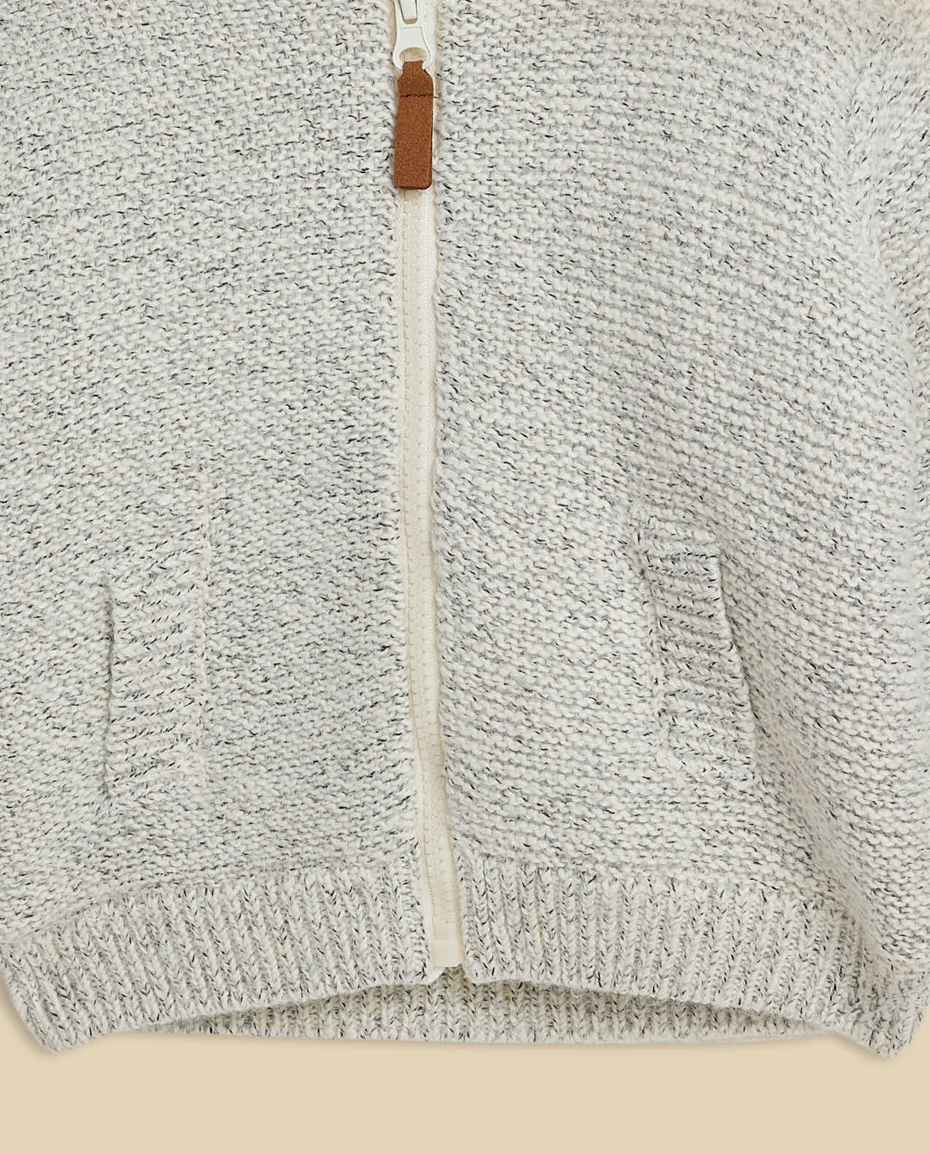 Plush Hooded Jacket with Zipper Closure