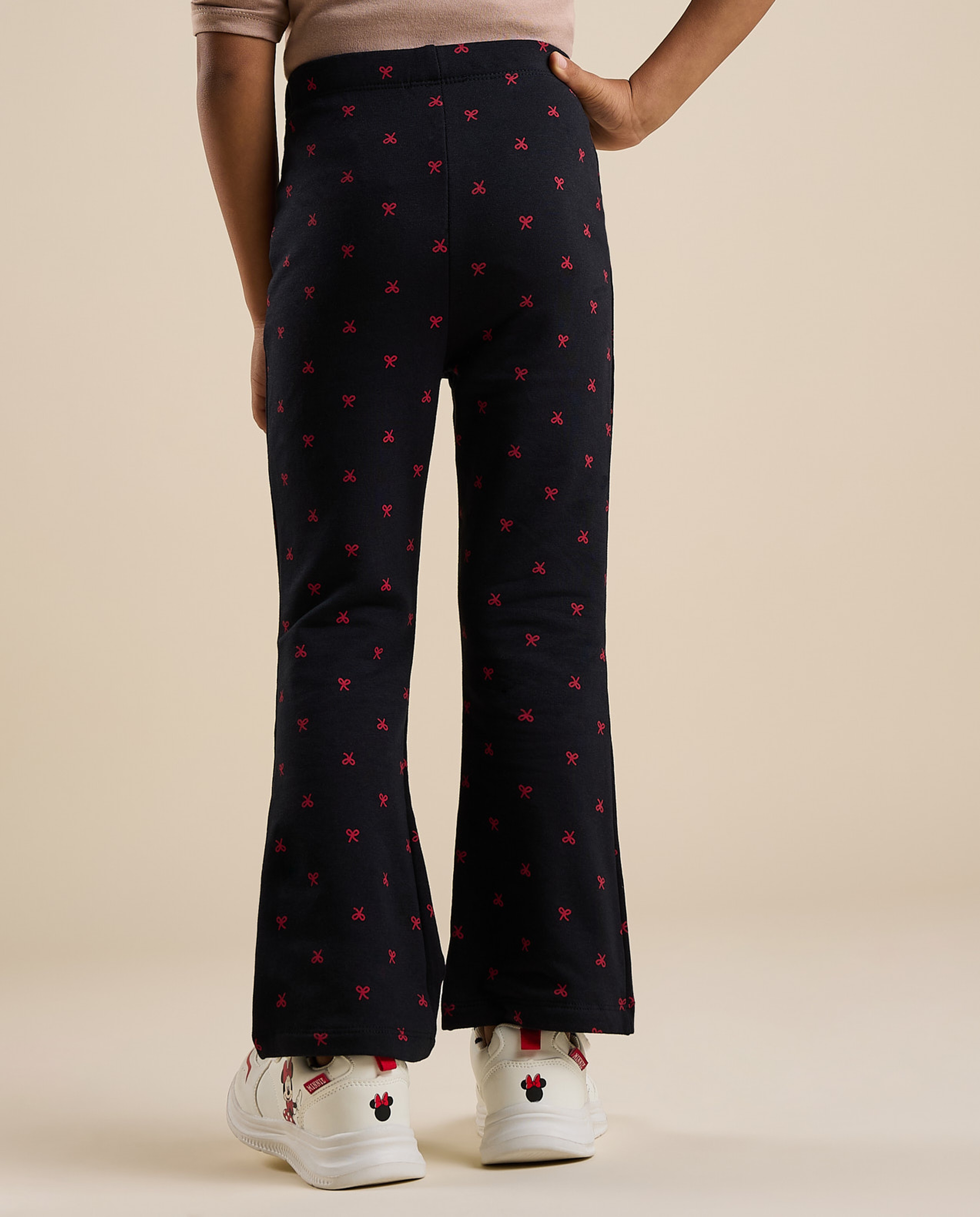 Printed Leggings with Elastic Waist