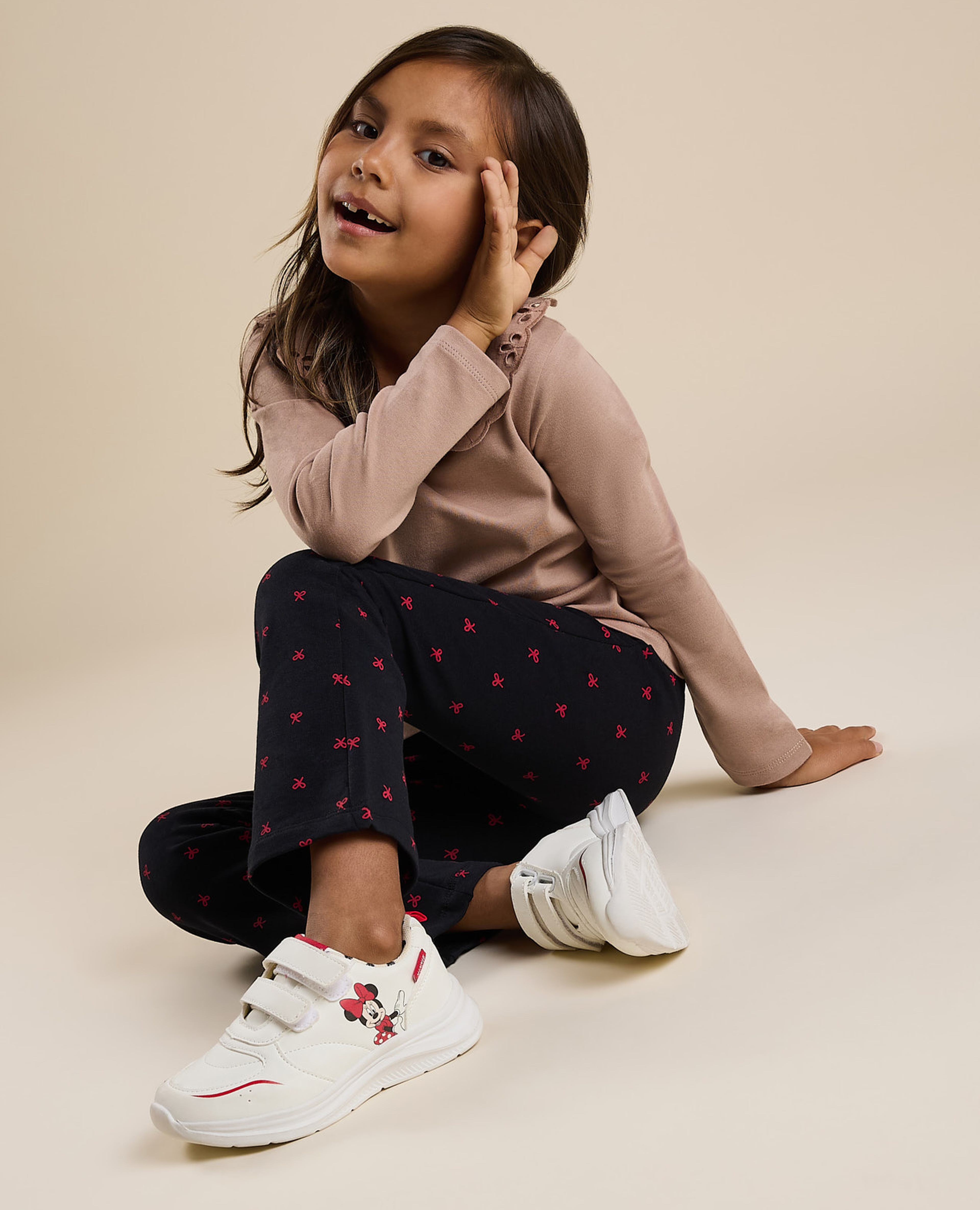 Printed Leggings with Elastic Waist