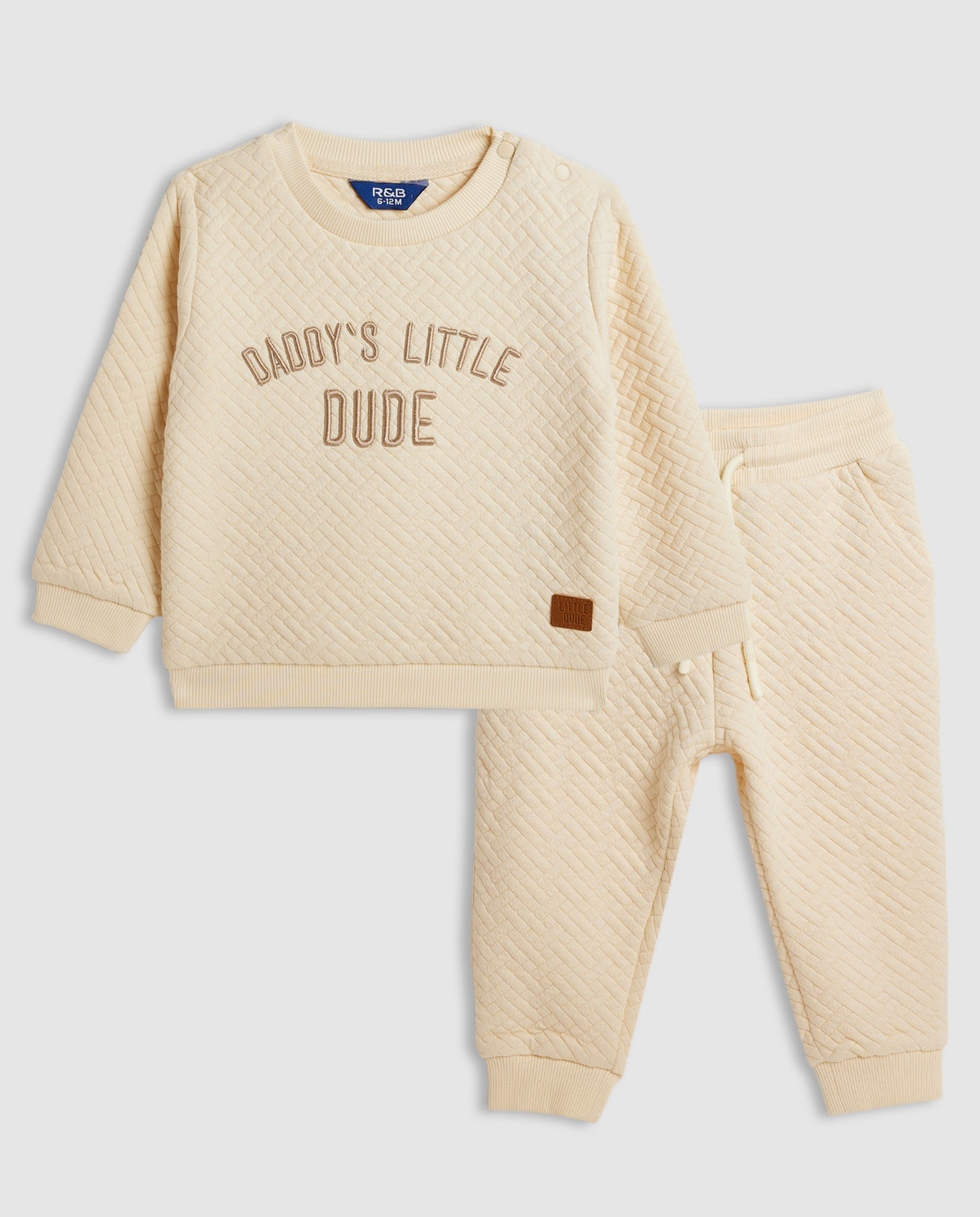 Embroidered Sweatsuit Set