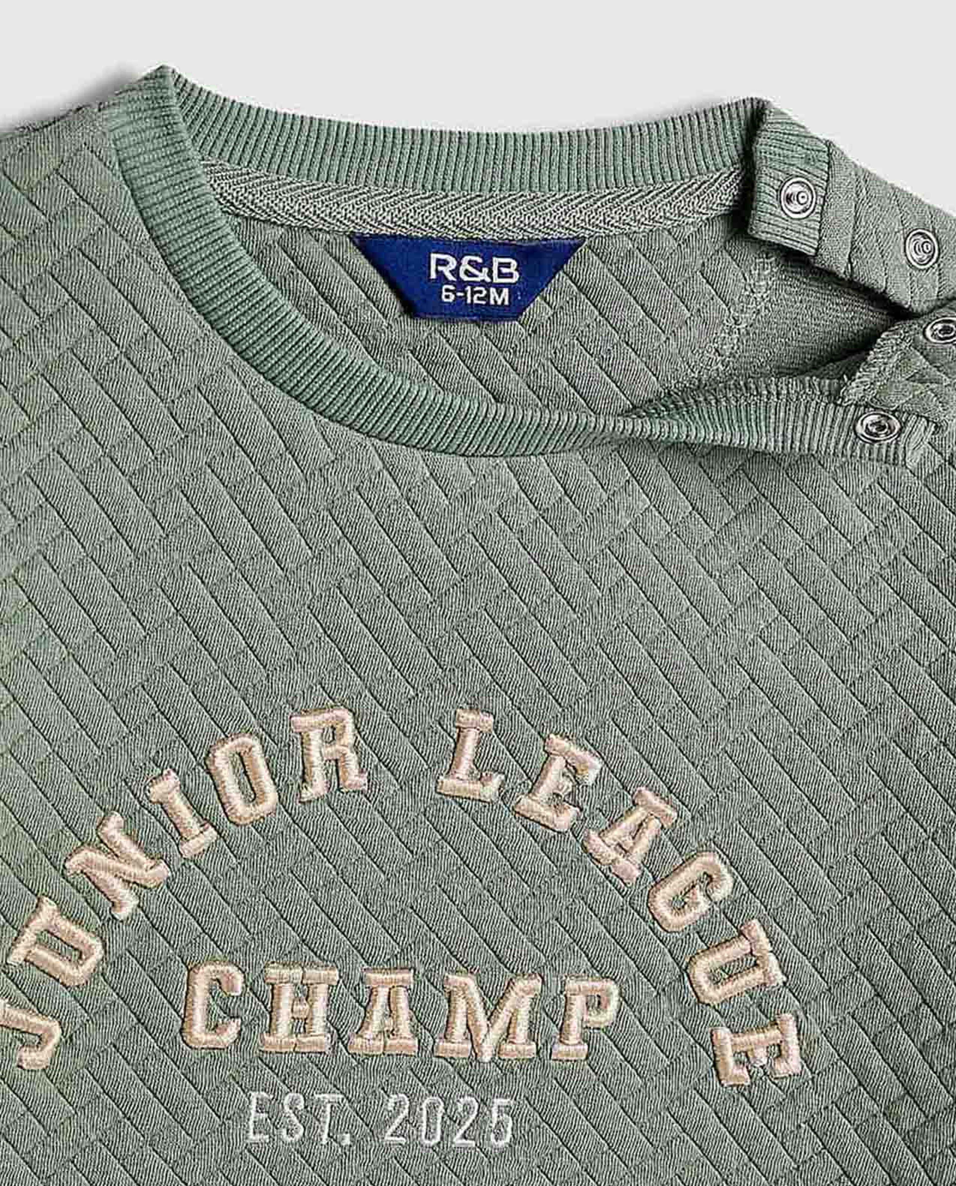 Embroidered Sweatsuit Set