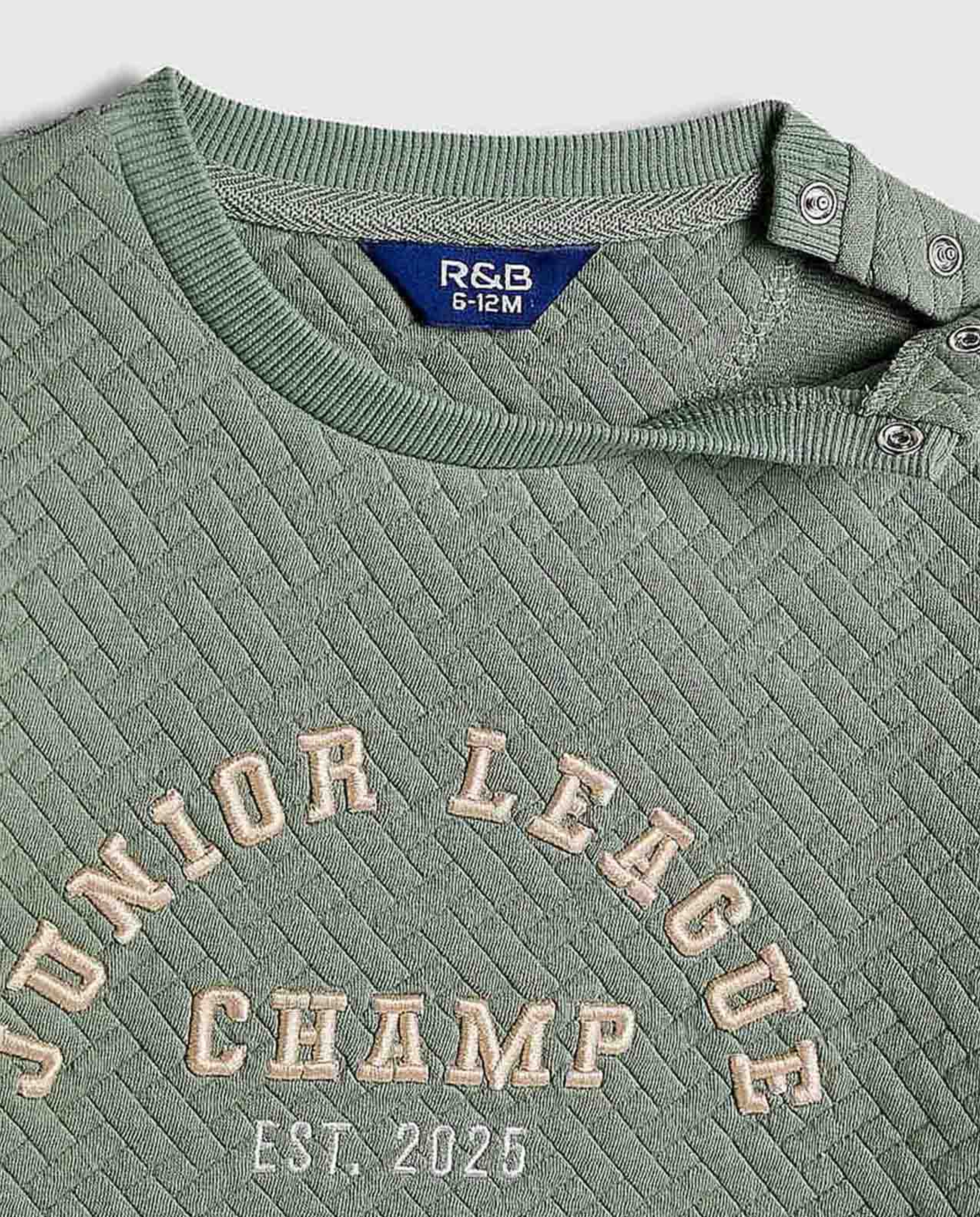 Embroidered Sweatsuit Set