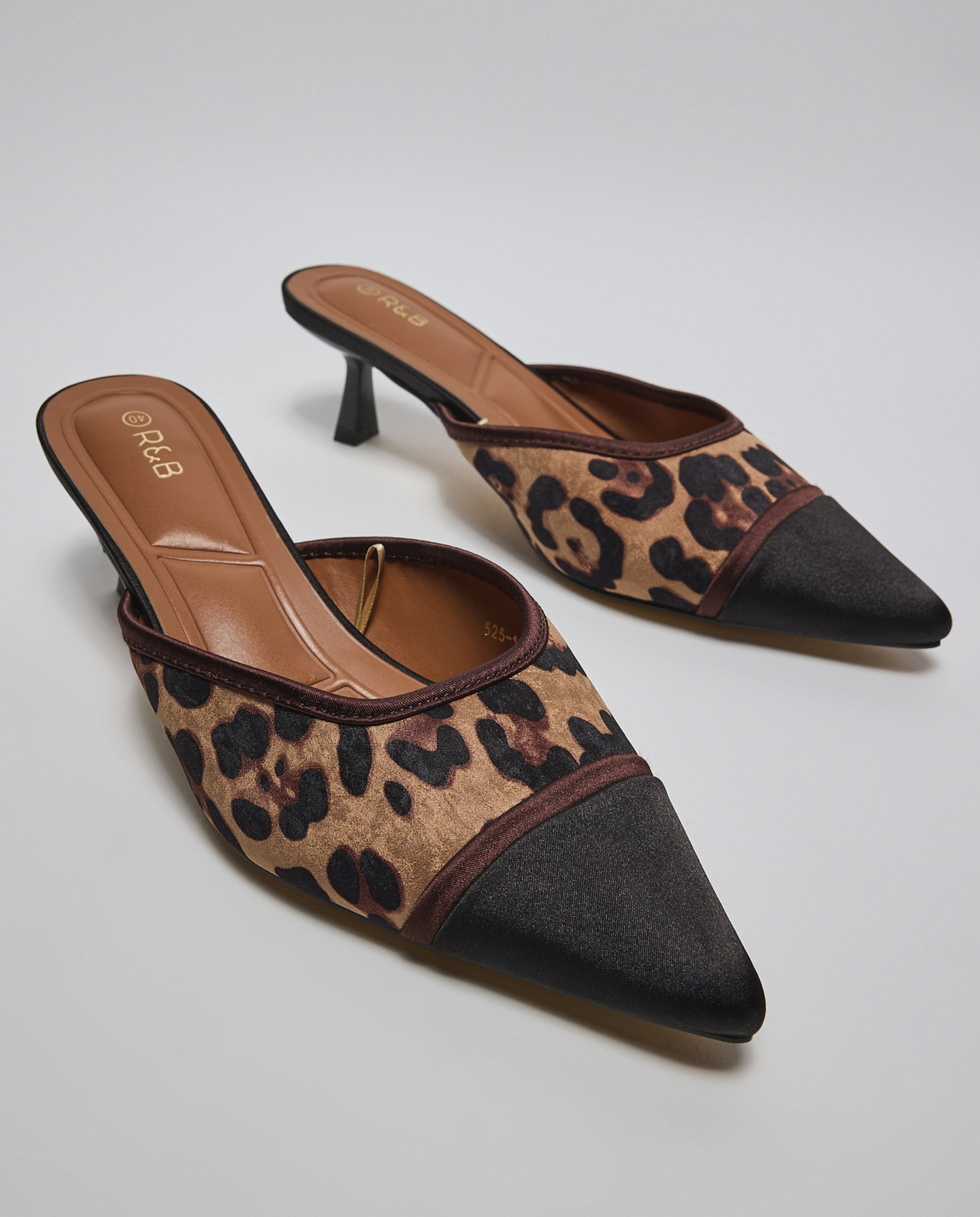 Animal Pattern Mule Pumps
