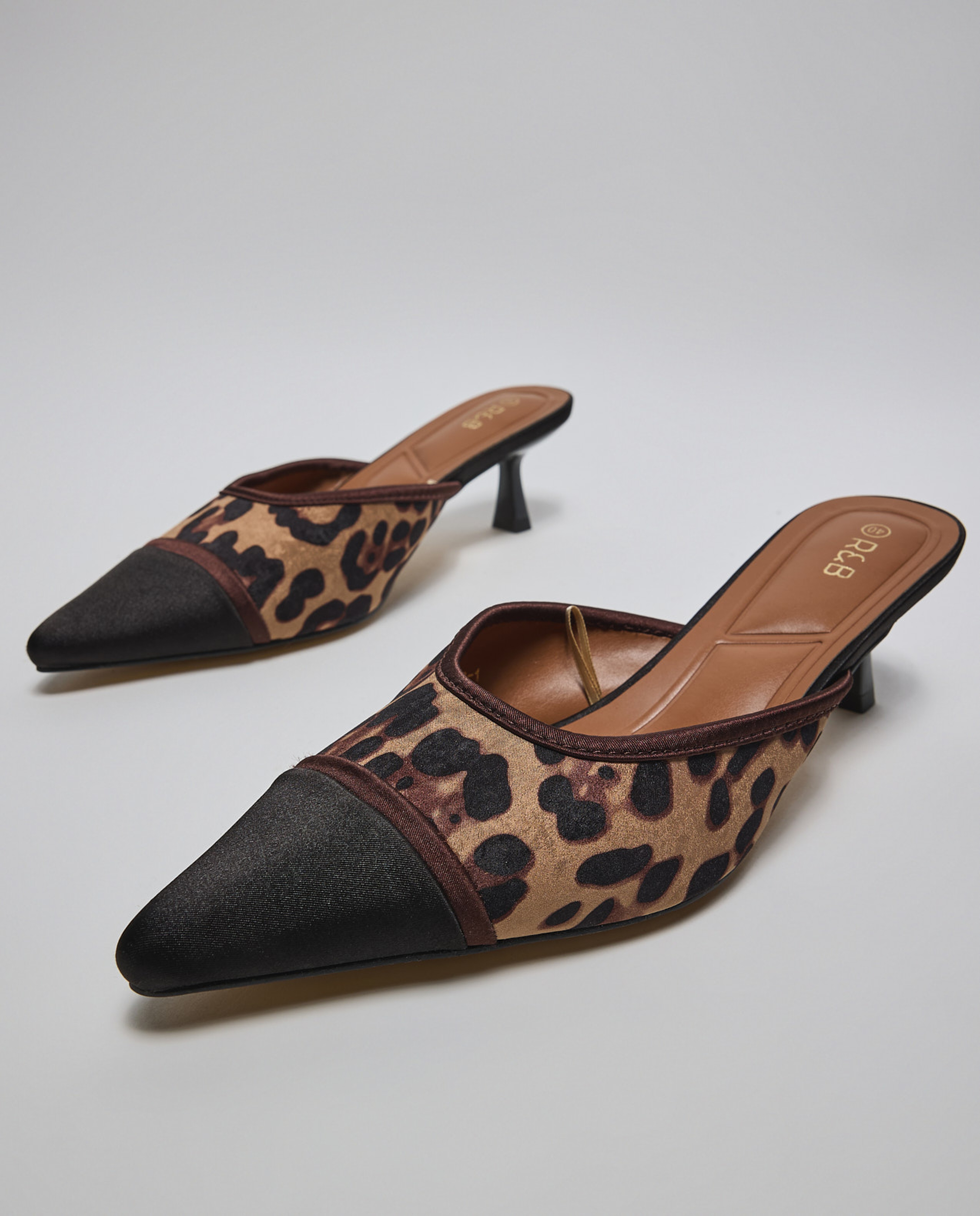 Animal Pattern Mule Pumps