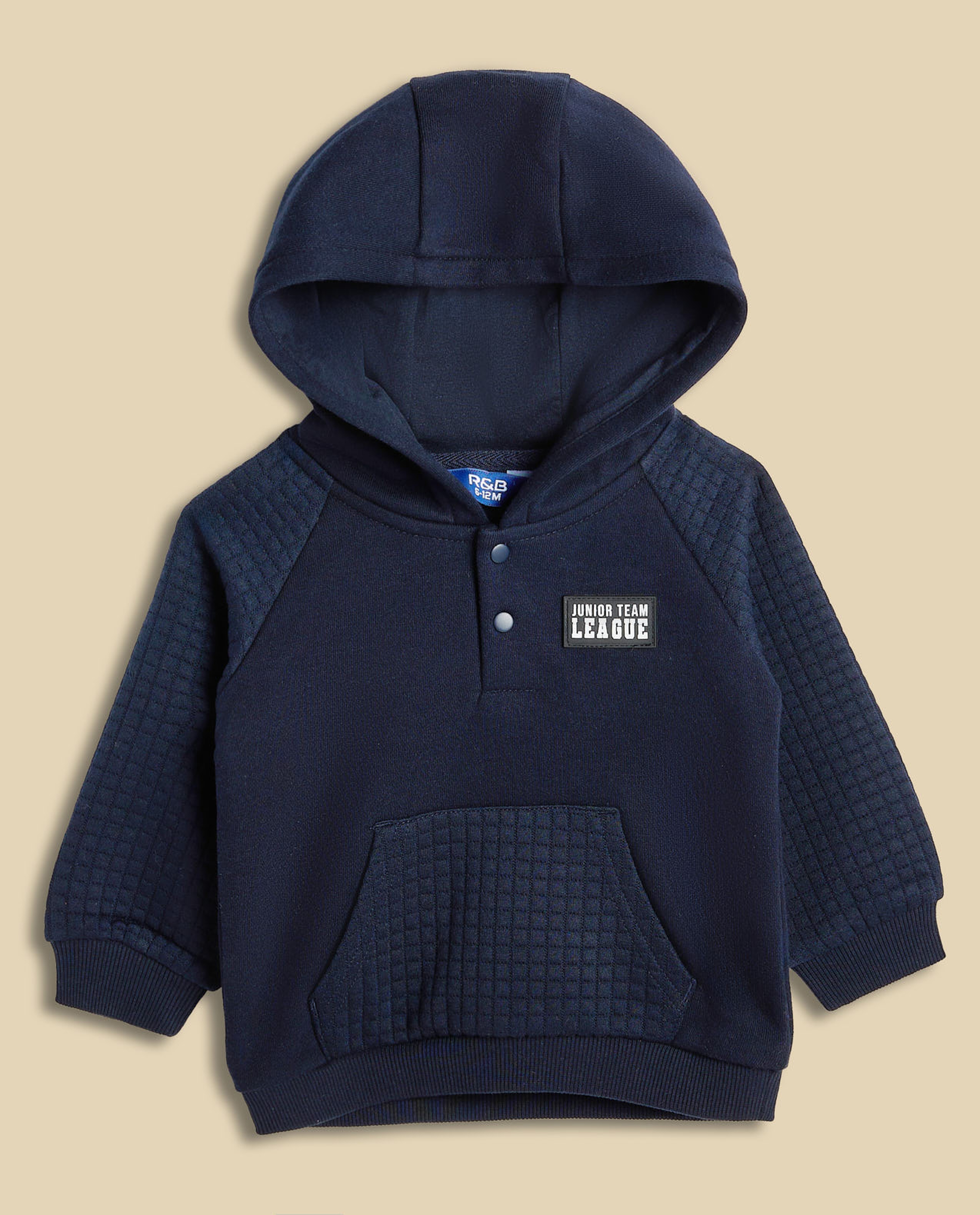 Badge Detail Hooded Clothing Set