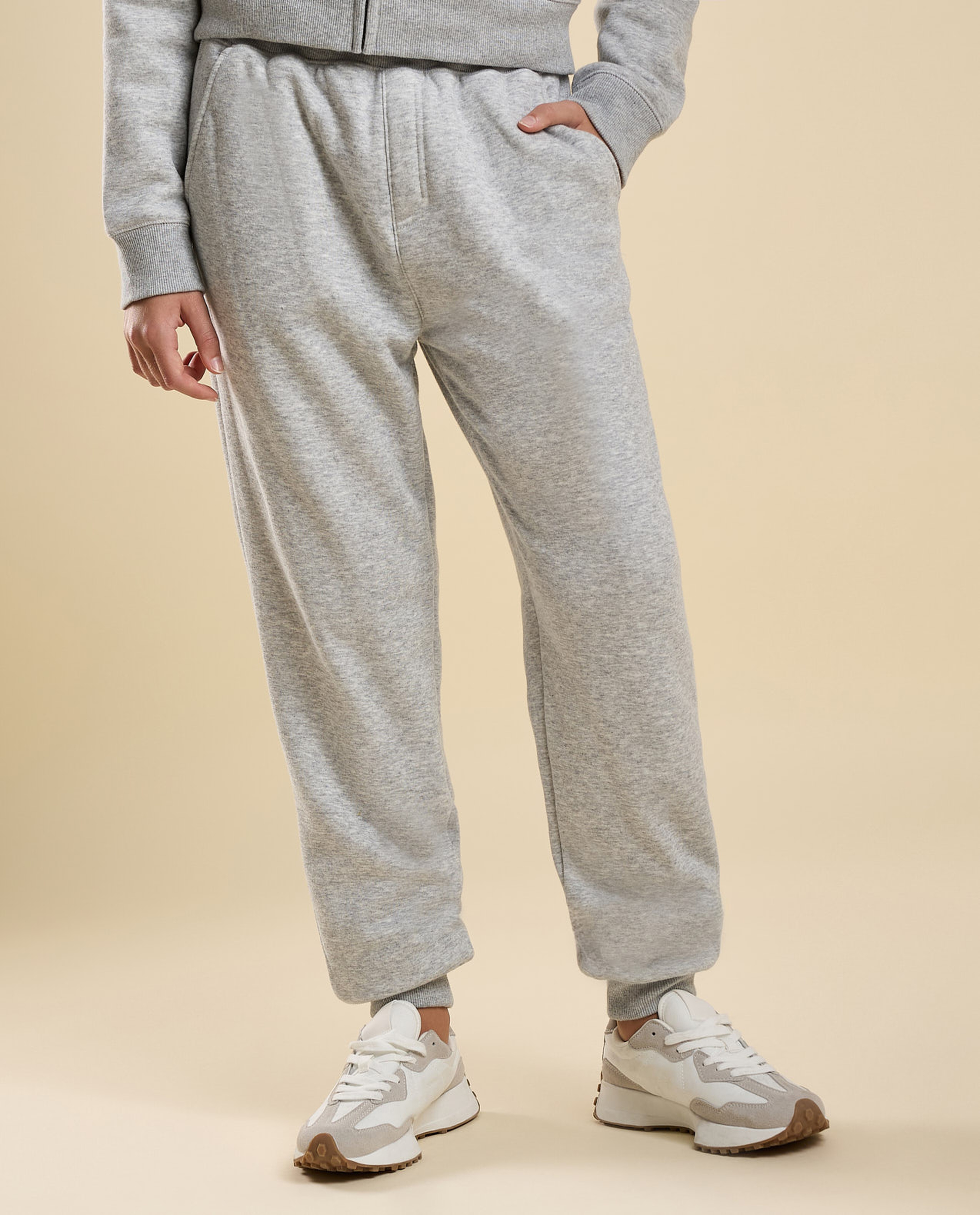 Textured Hooded Clothing Set