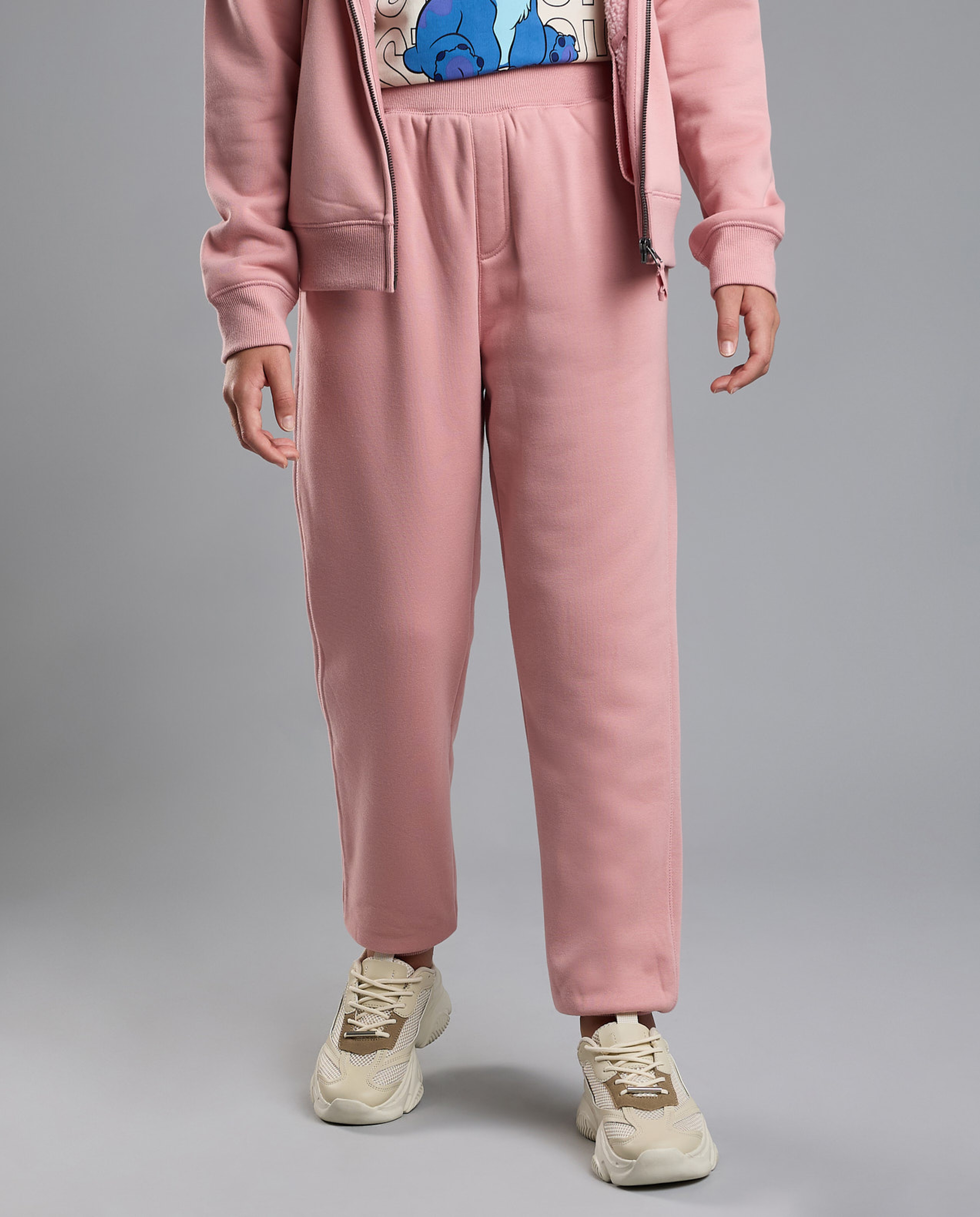 Solid Hooded Clothing Set