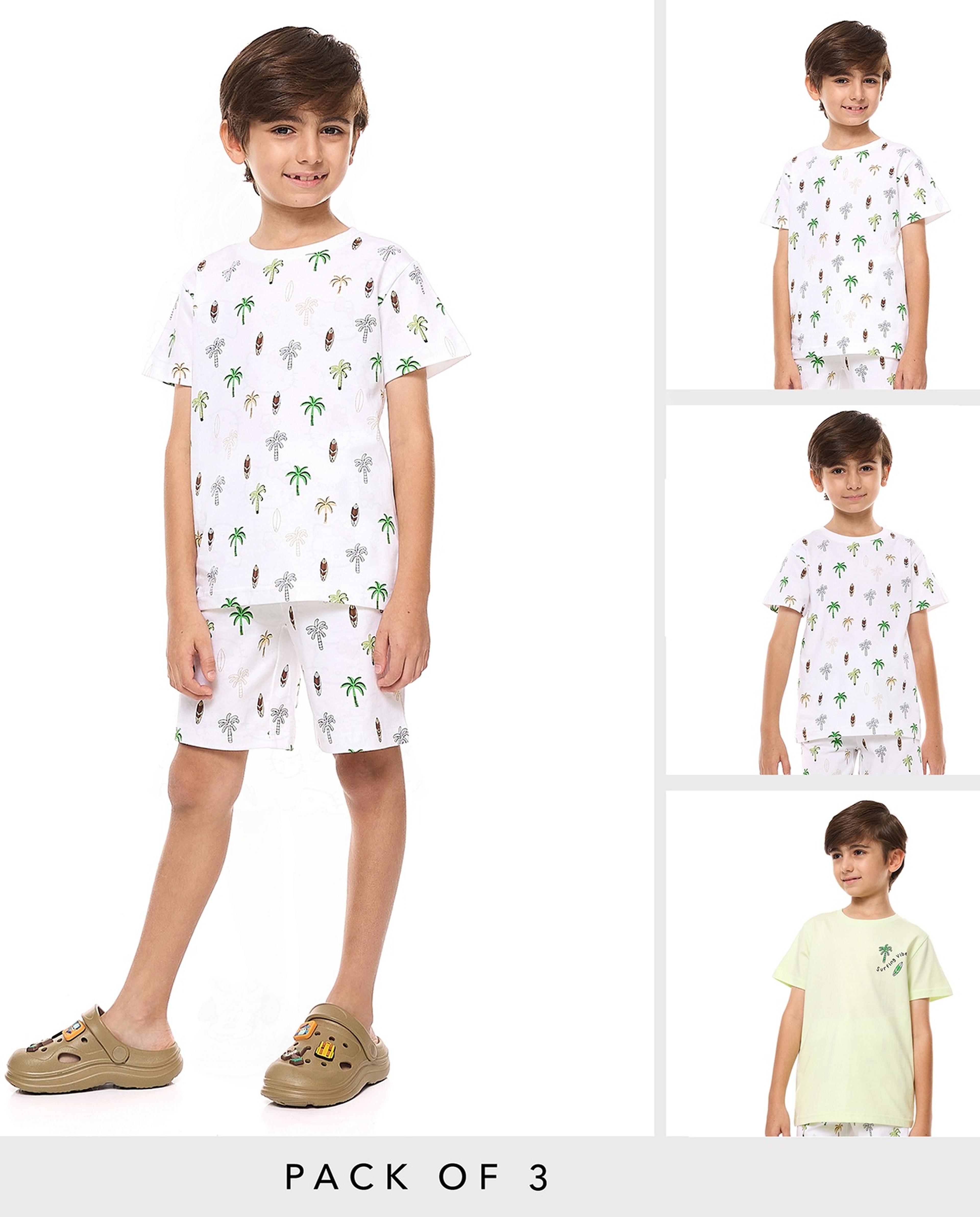 3 Pack Printed Clothing Set