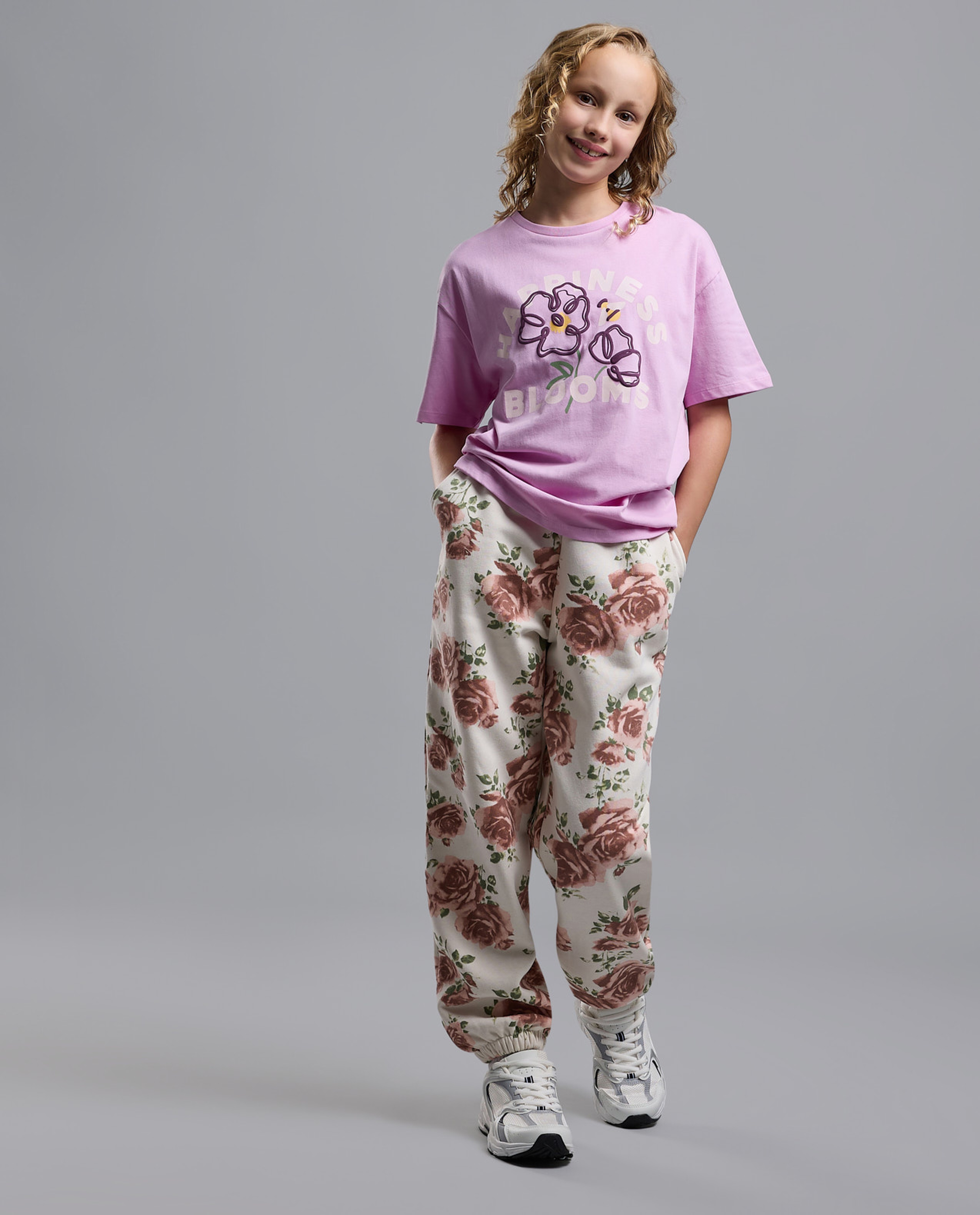 Printed T-Shirt with Crew Neck and Short Sleeves