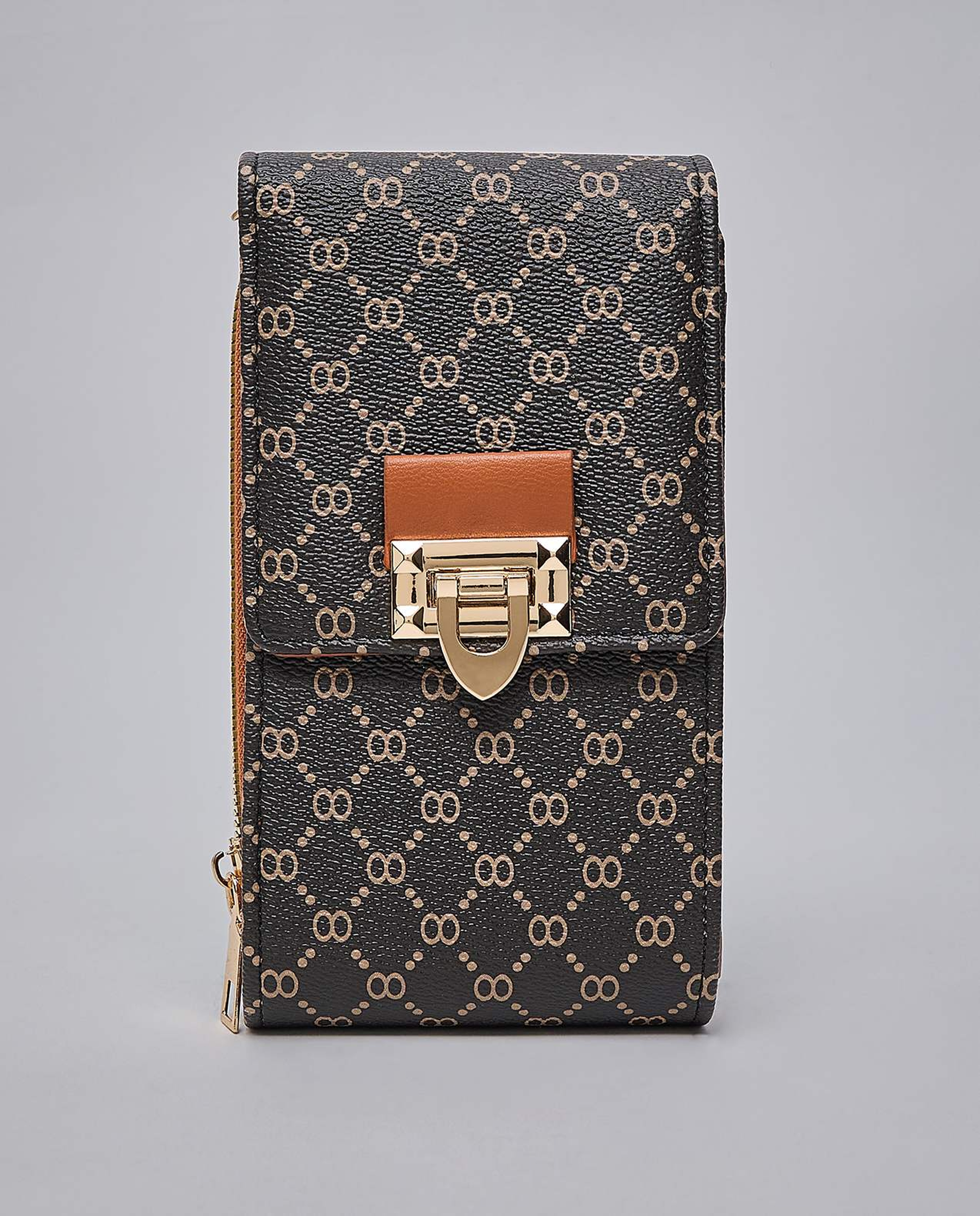 Patterned Phone Crossbody Bag