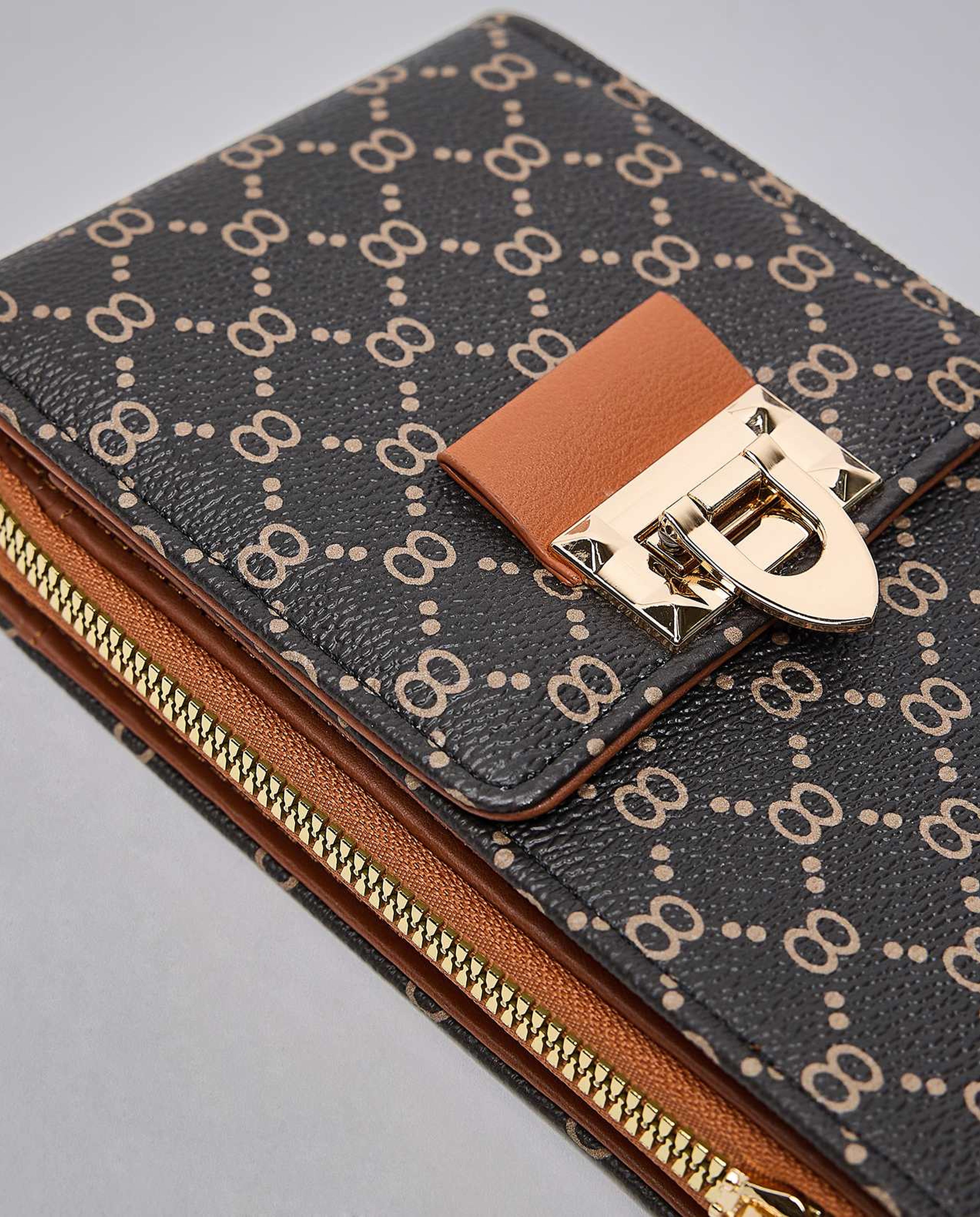 Patterned Phone Crossbody Bag