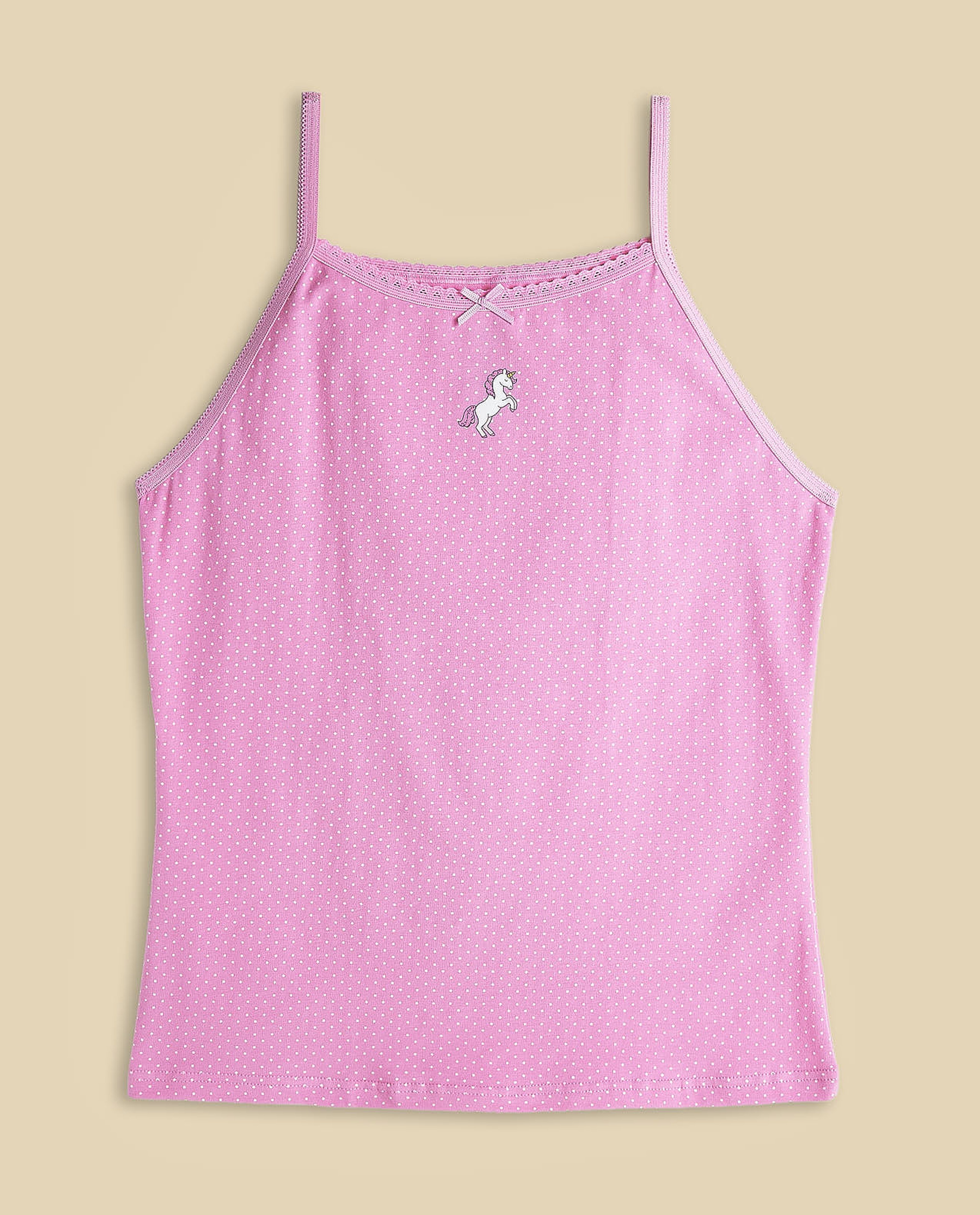 3 Pack Unicorn Printed Camisoles