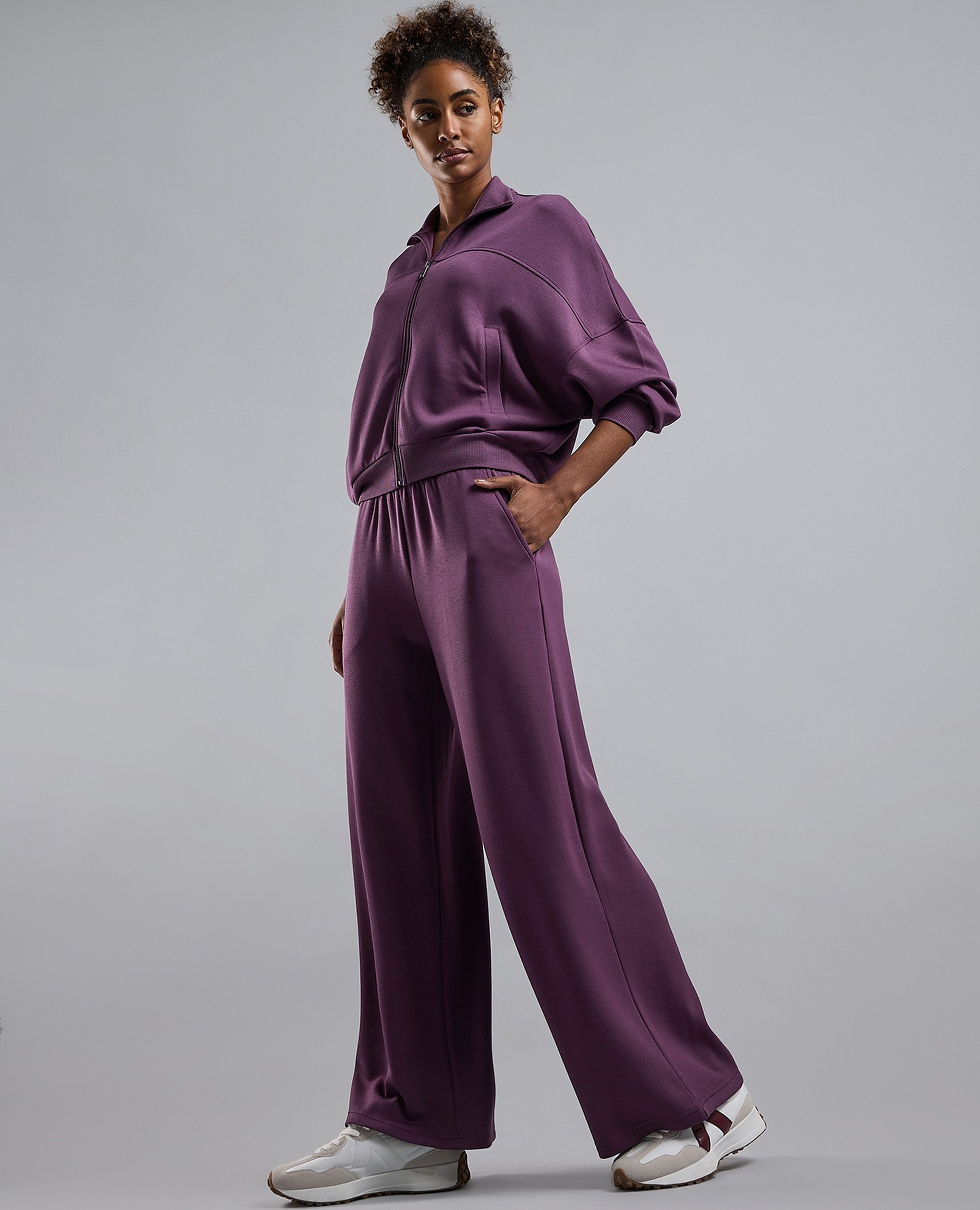 Solid Trackpants with Drawstring Waist