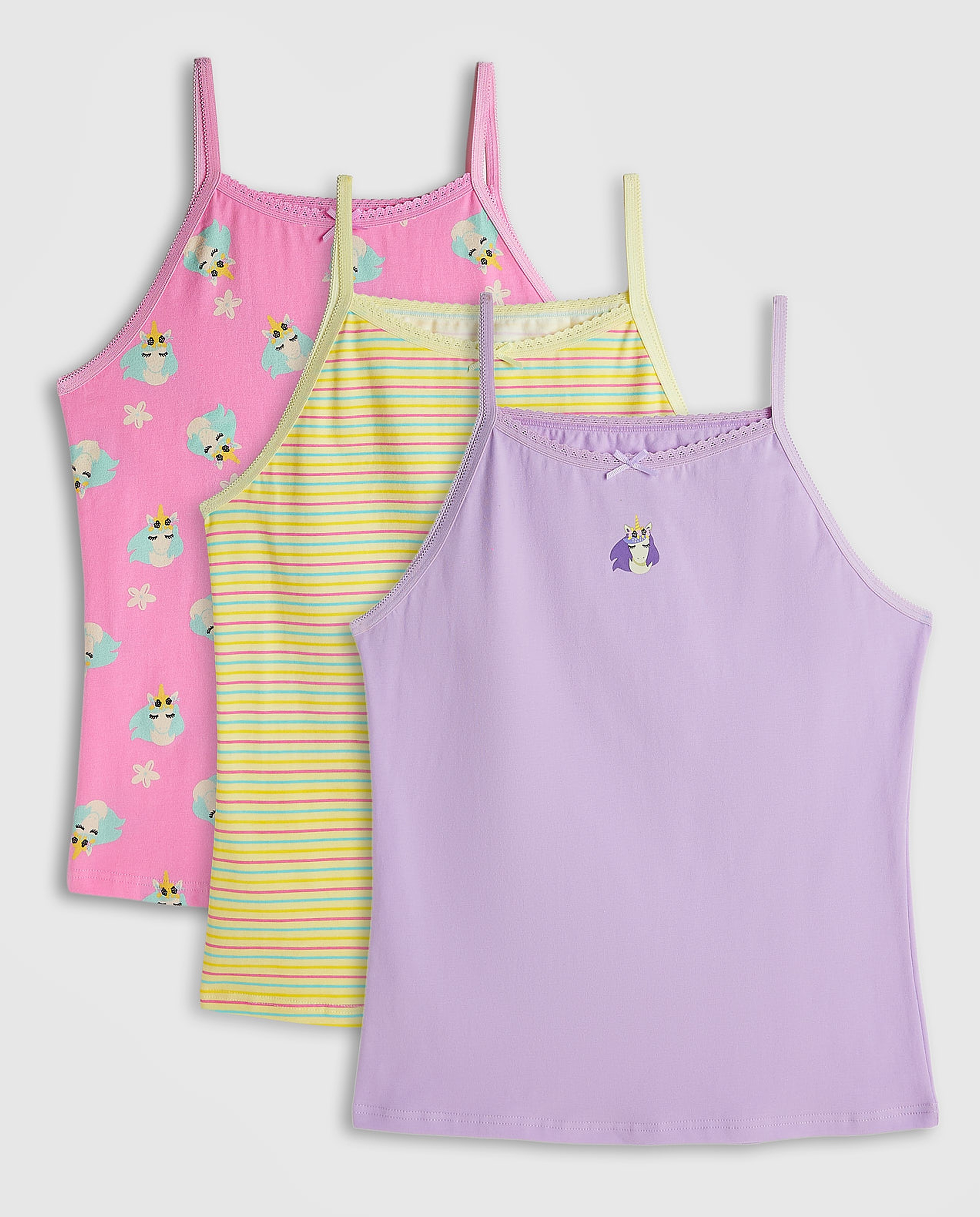 3 Pack Printed Camisoles