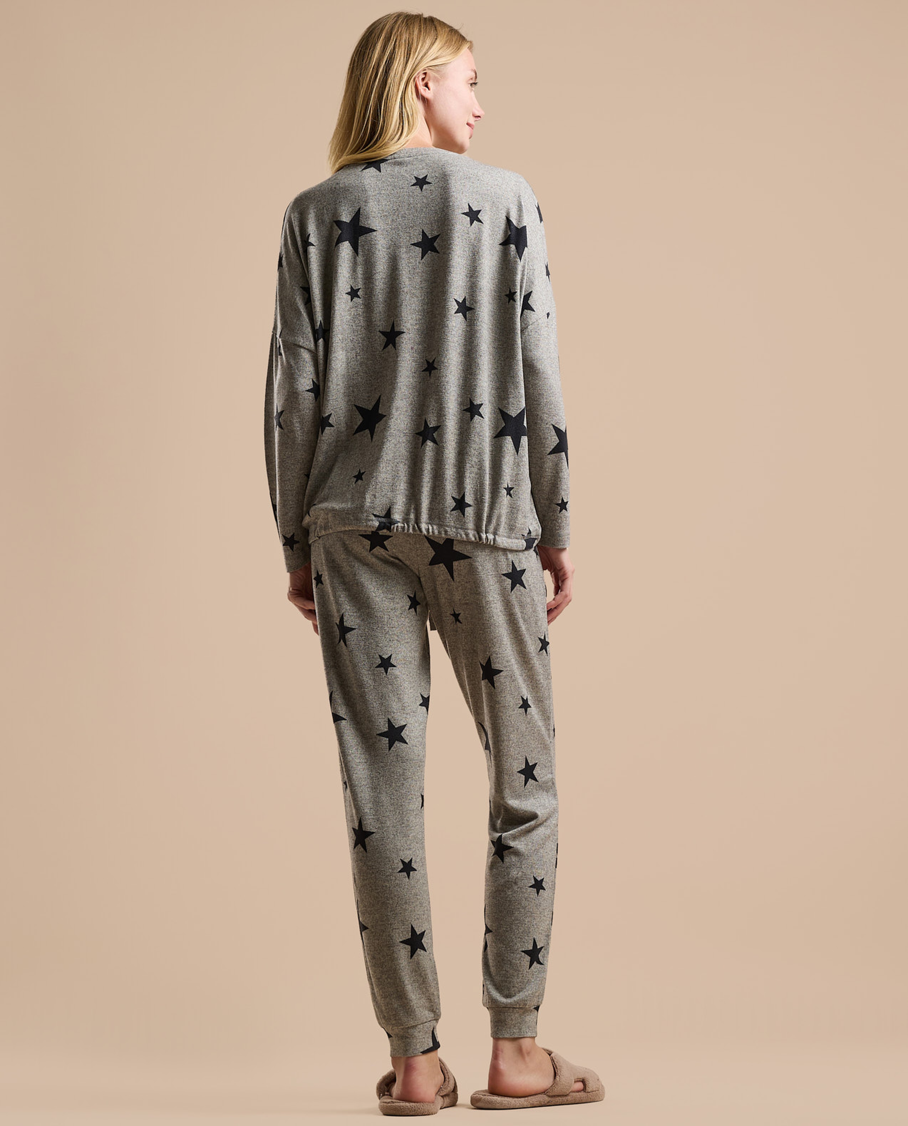 Printed Long Sleeves Pyjama Set