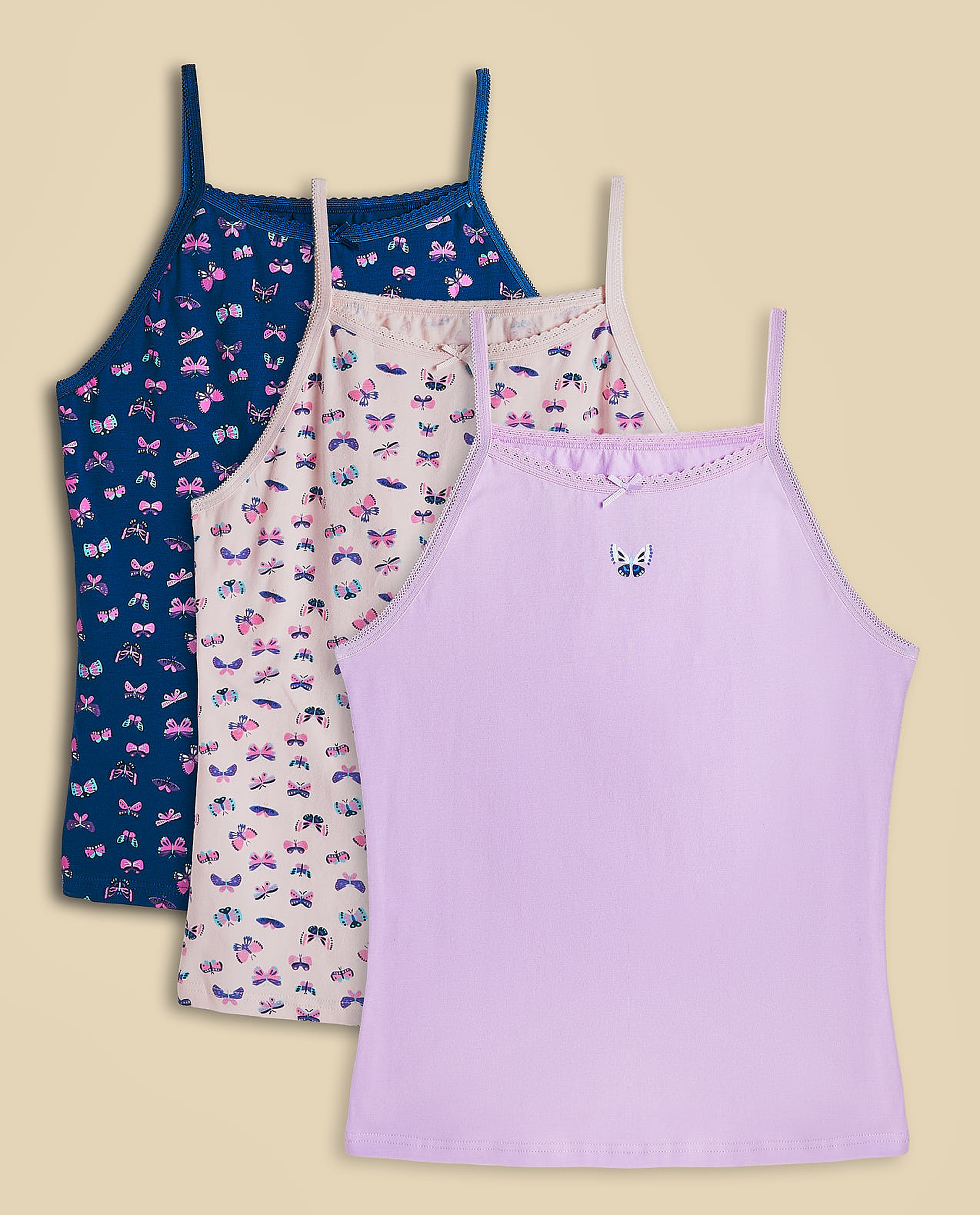 3 Pack Printed Camisoles