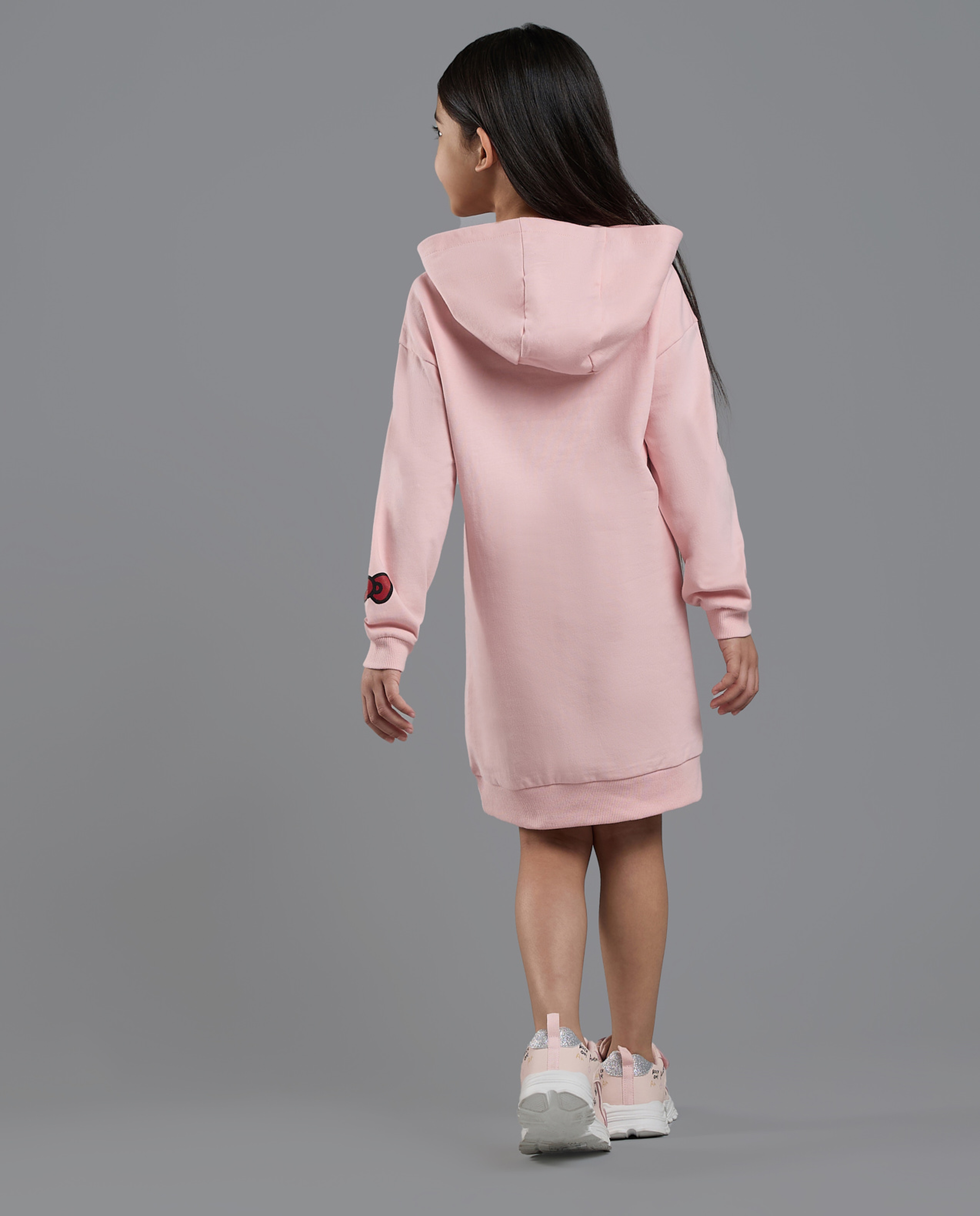 Hello Kitty Hooded Sweatdress with Long Sleeves