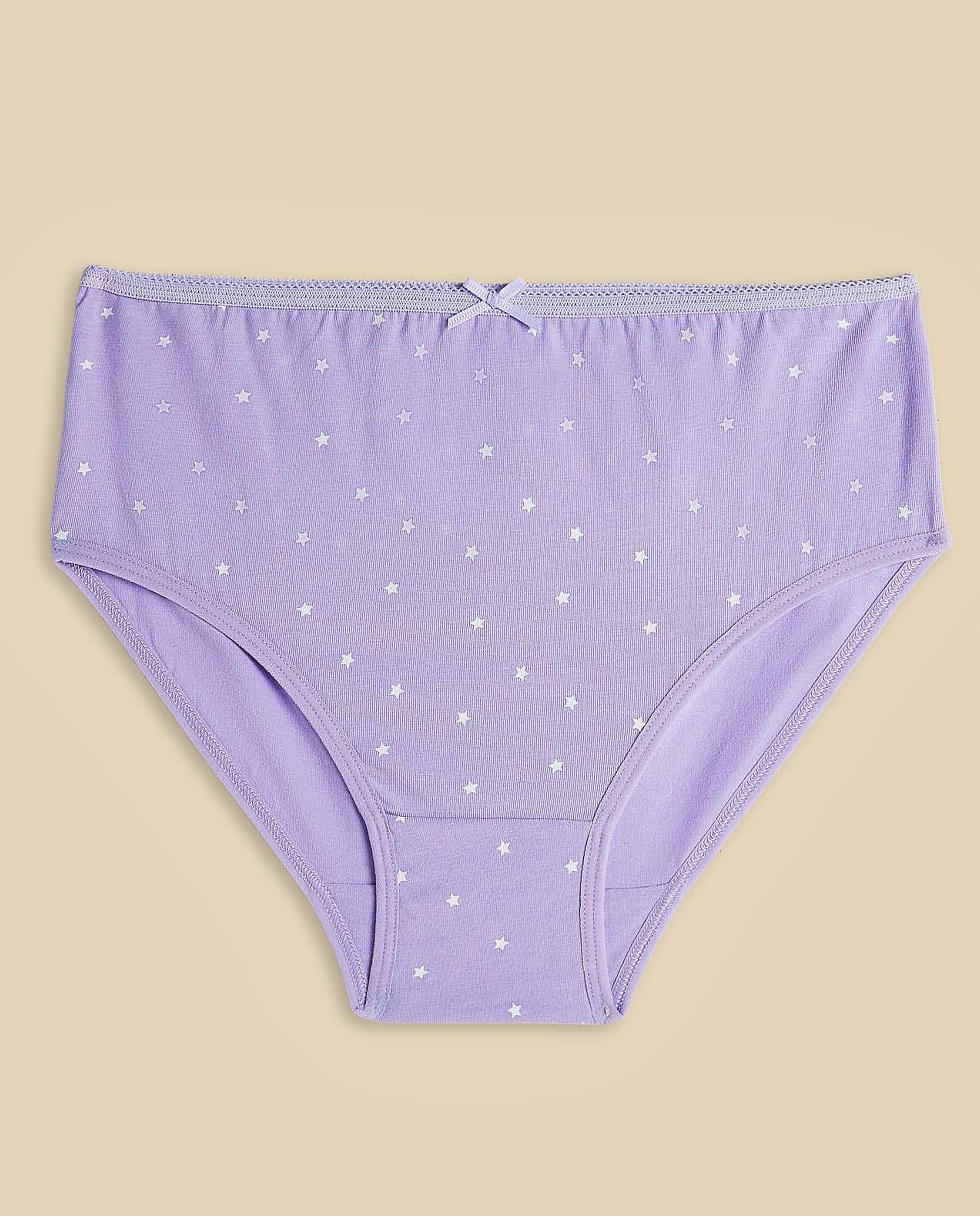 5 Pack Unicorn Printed Bikini Briefs