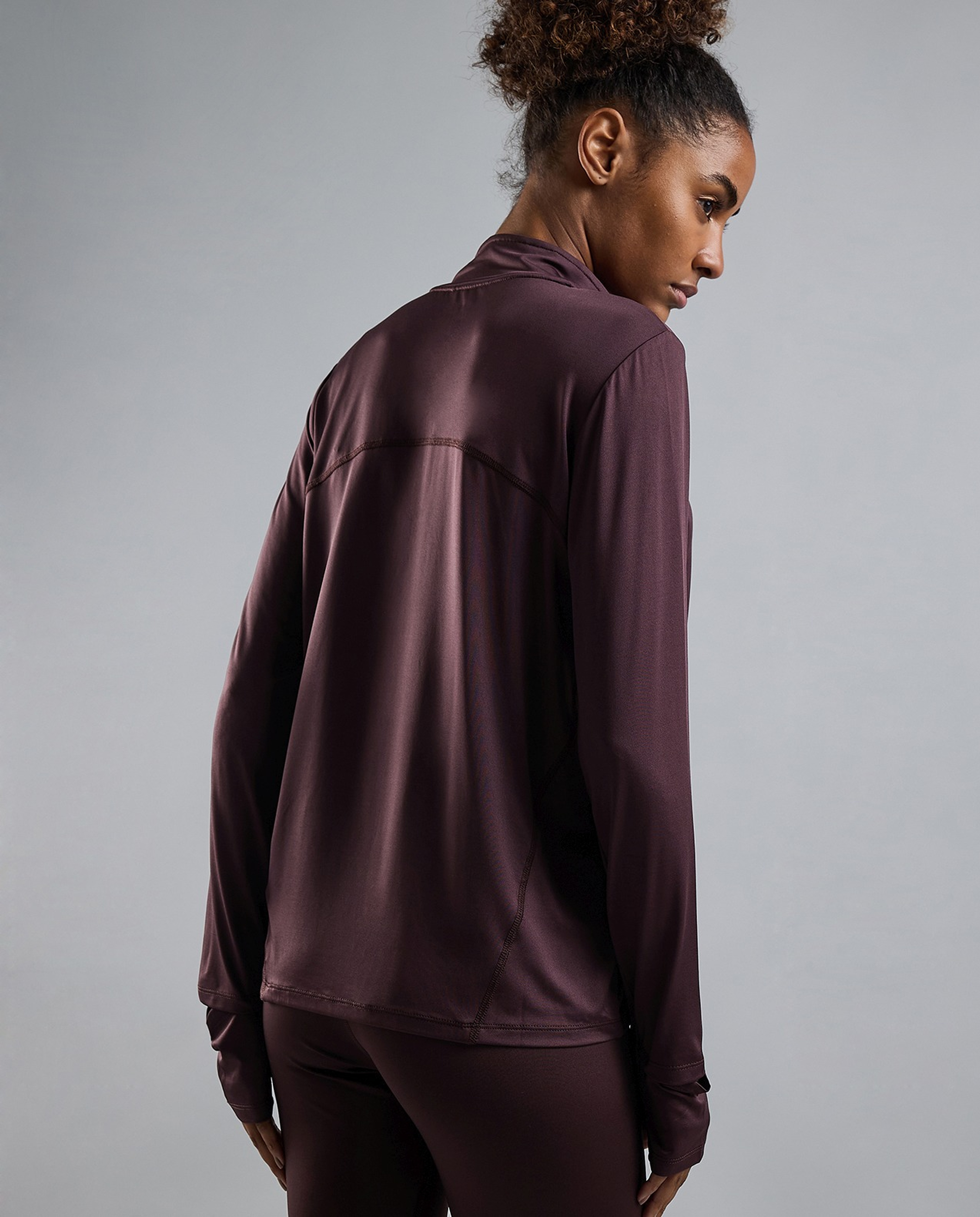 Logo Detail Active Top with Long Sleeves