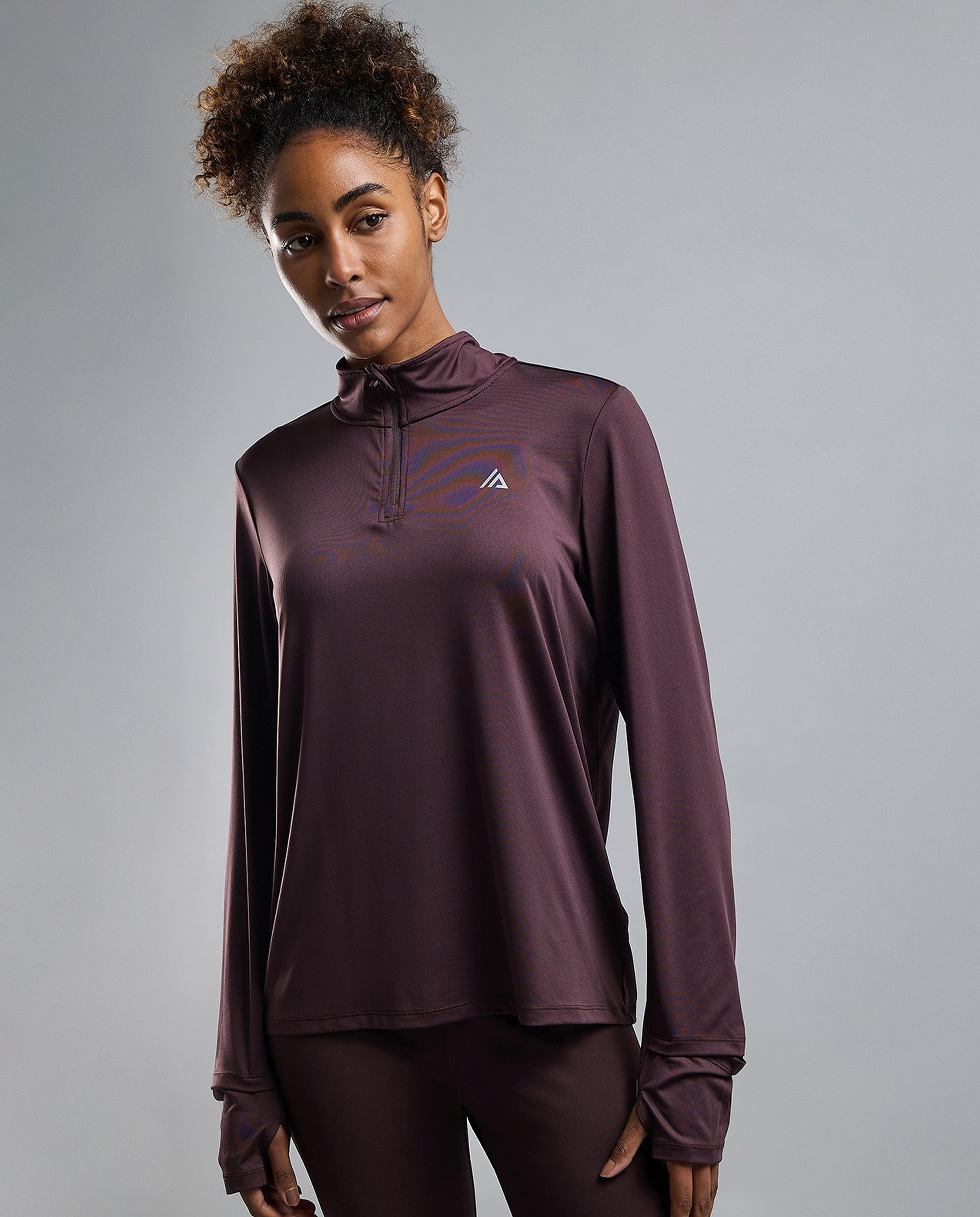 Logo Detail Active Top with Long Sleeves
