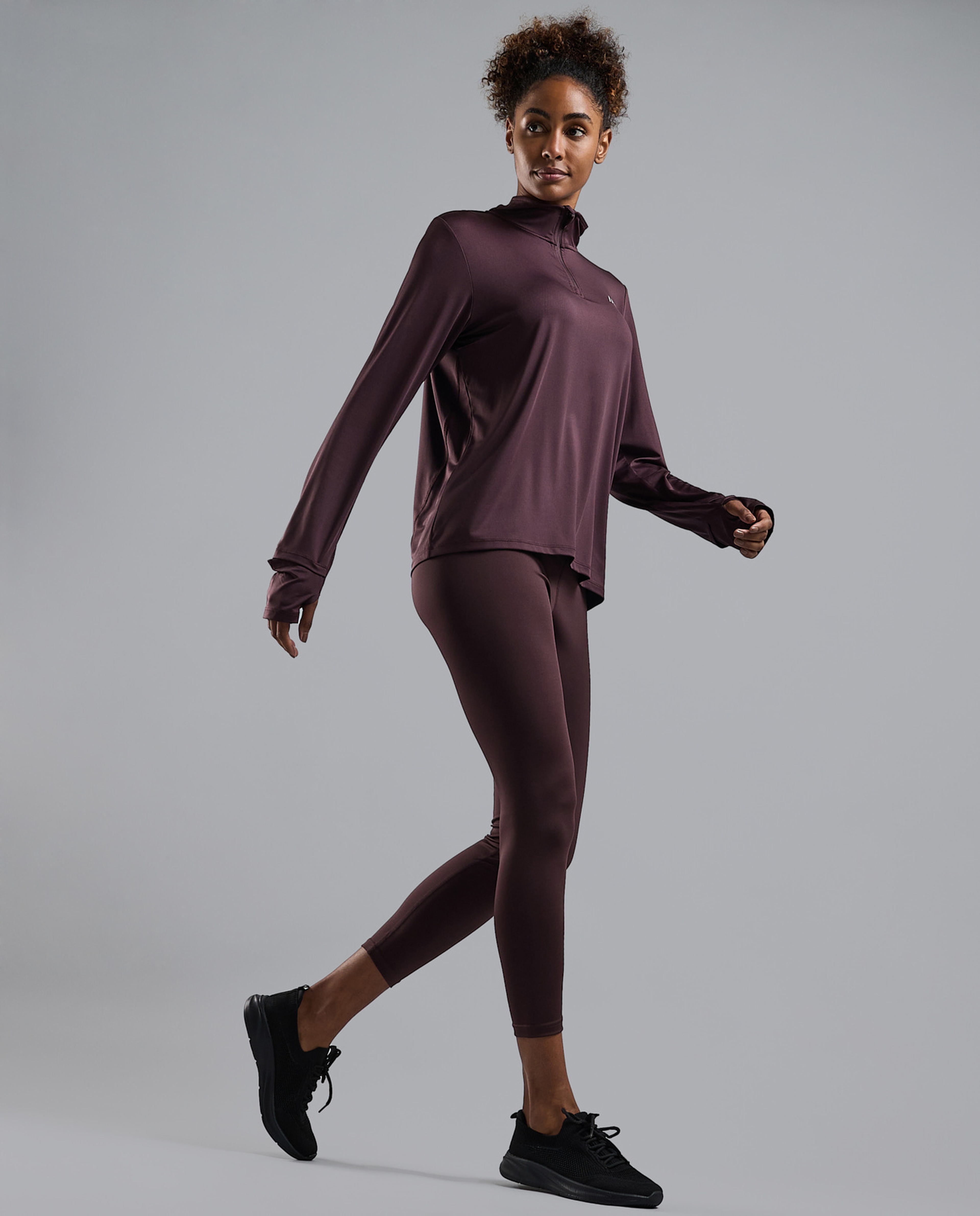 Logo Detail Active Top with Long Sleeves