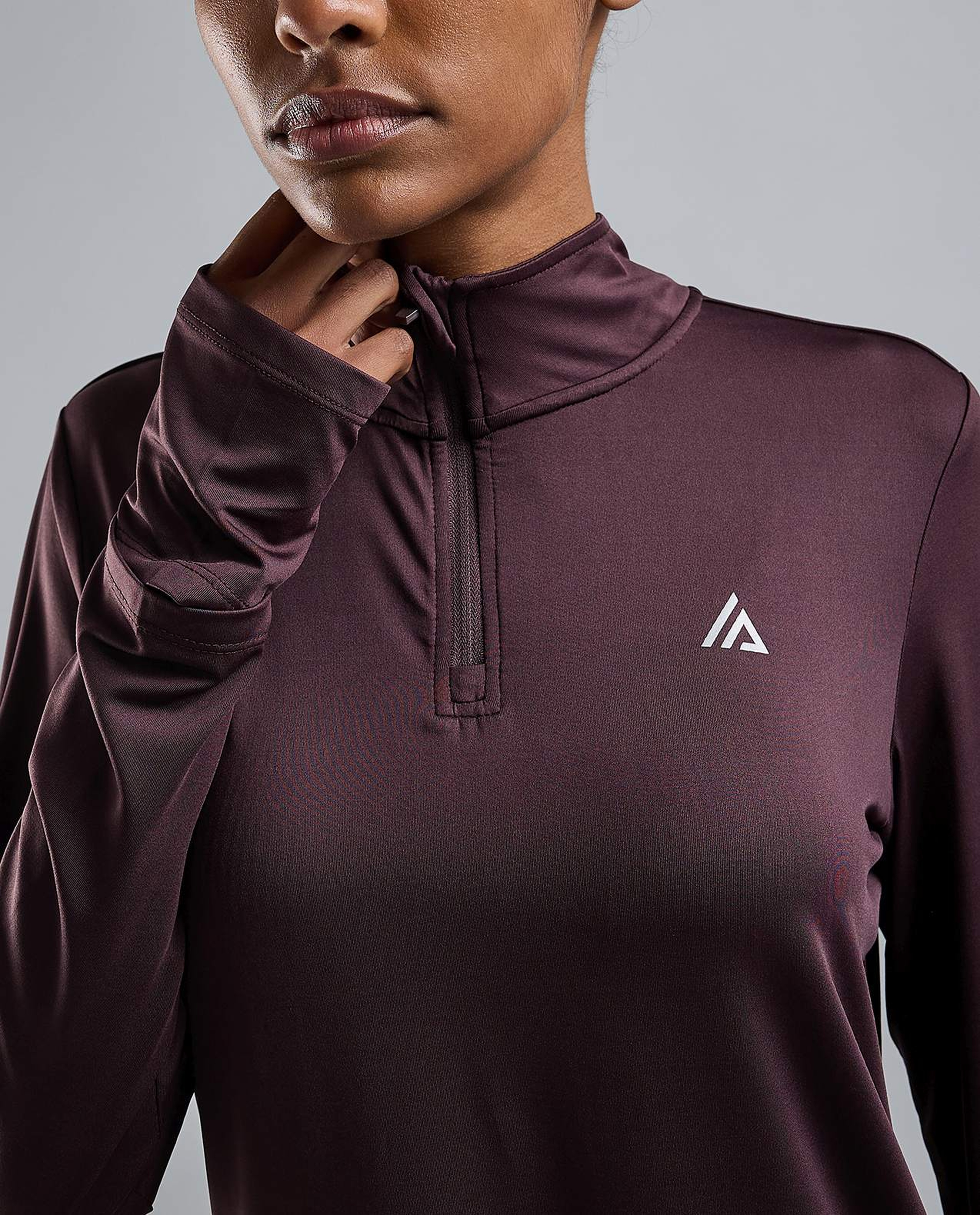 Logo Detail Active Top with Long Sleeves