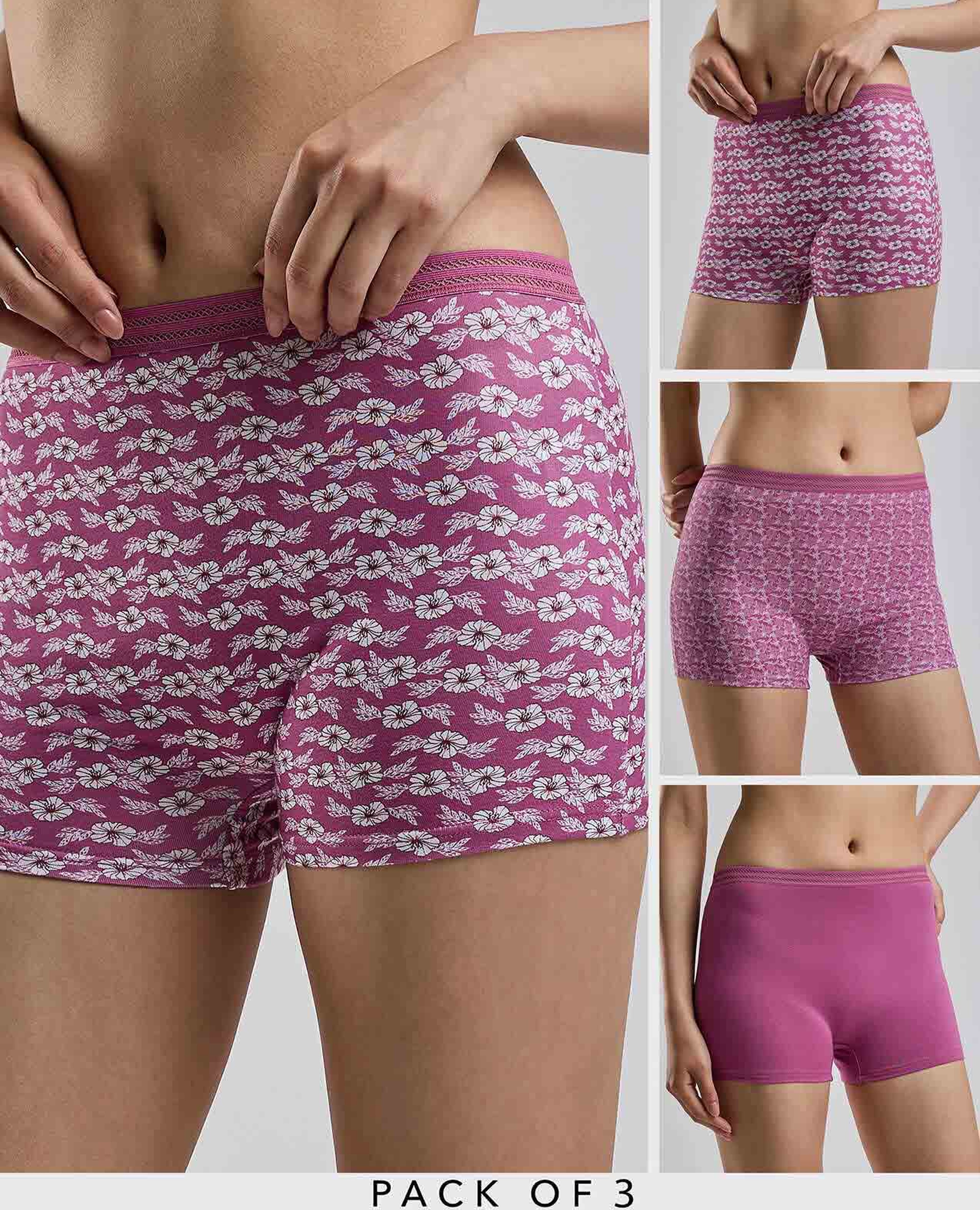 بوكسر بطبعة - 3 قطع