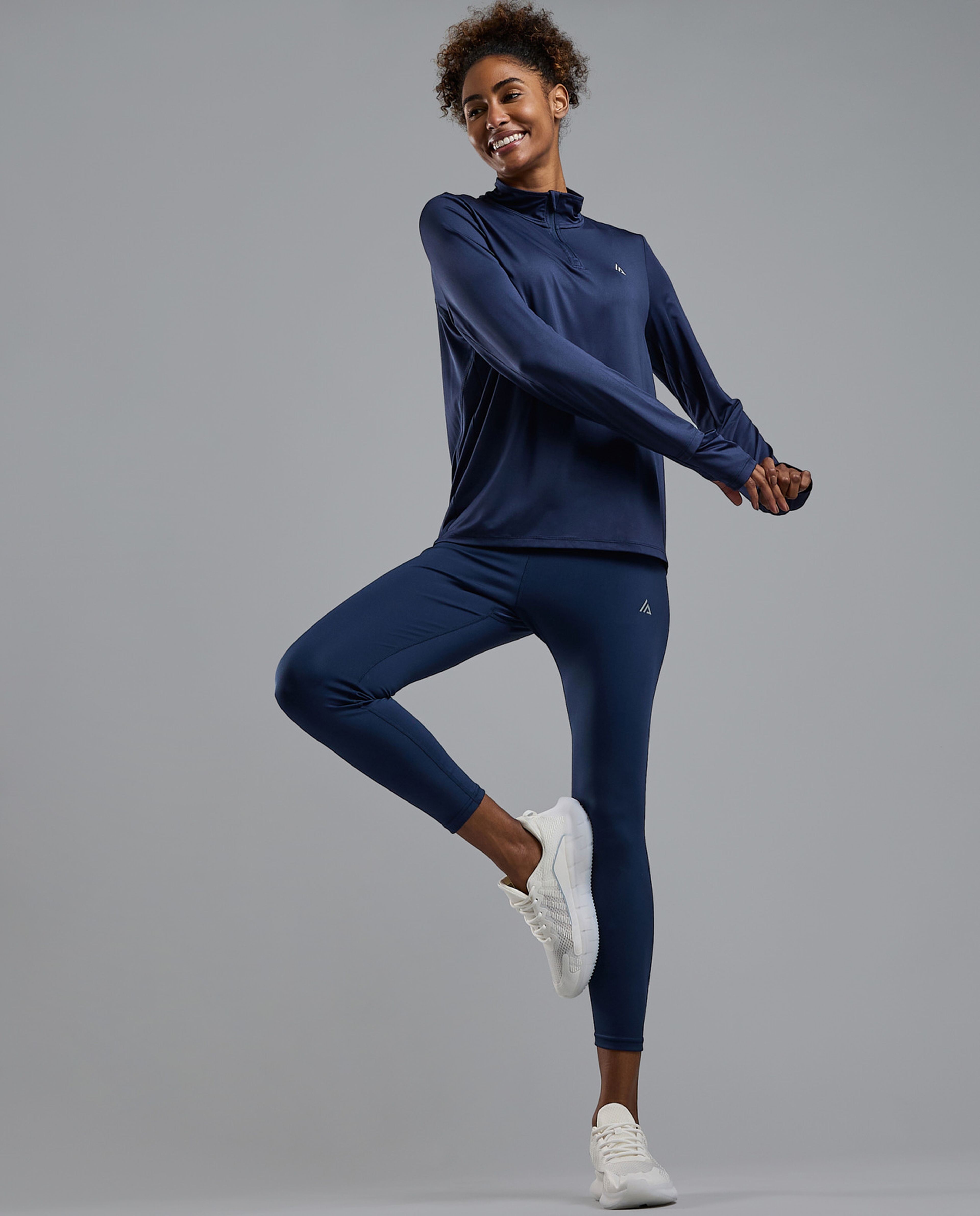 Logo Detail Active Top with Long Sleeves