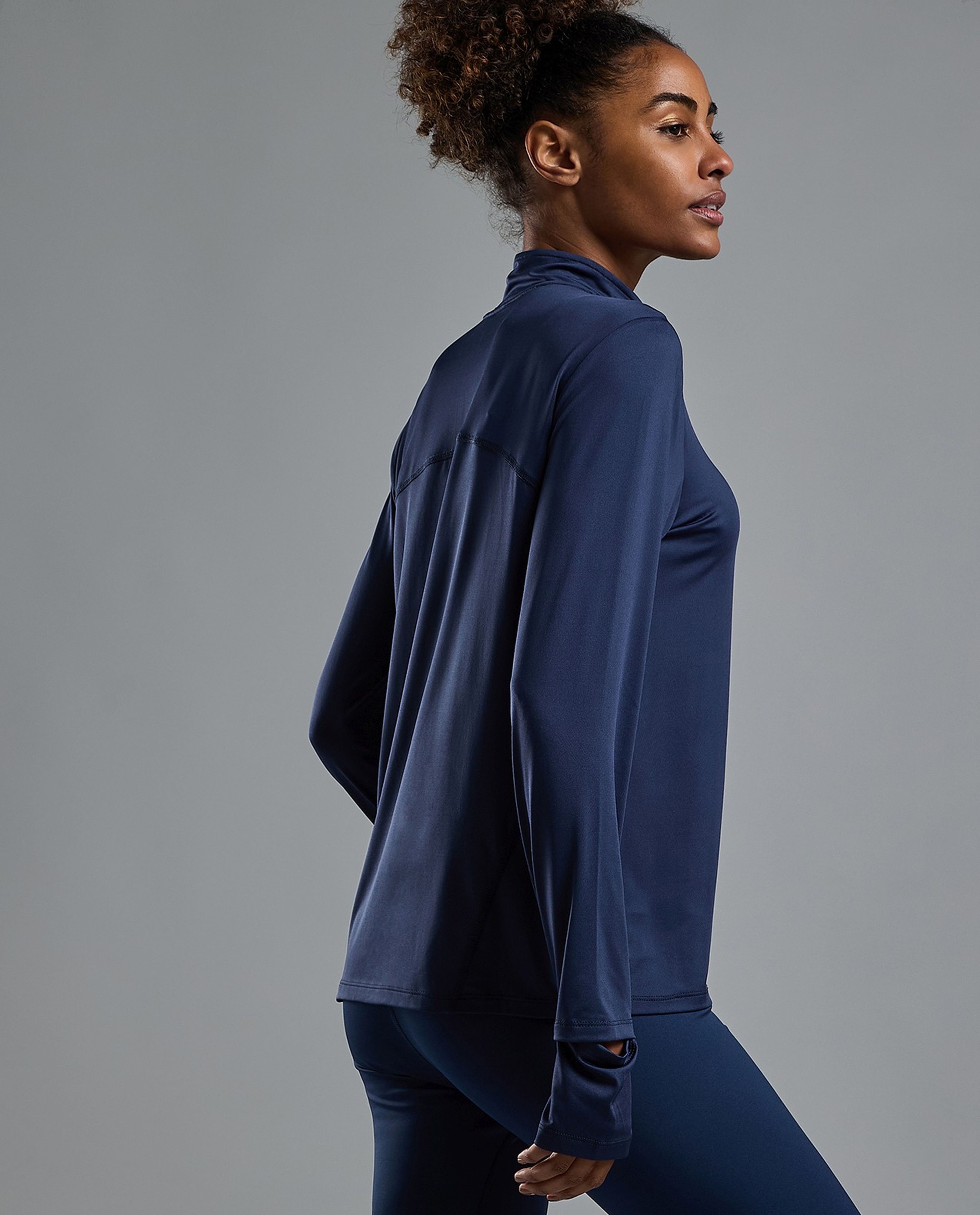 Logo Detail Active Top with Long Sleeves