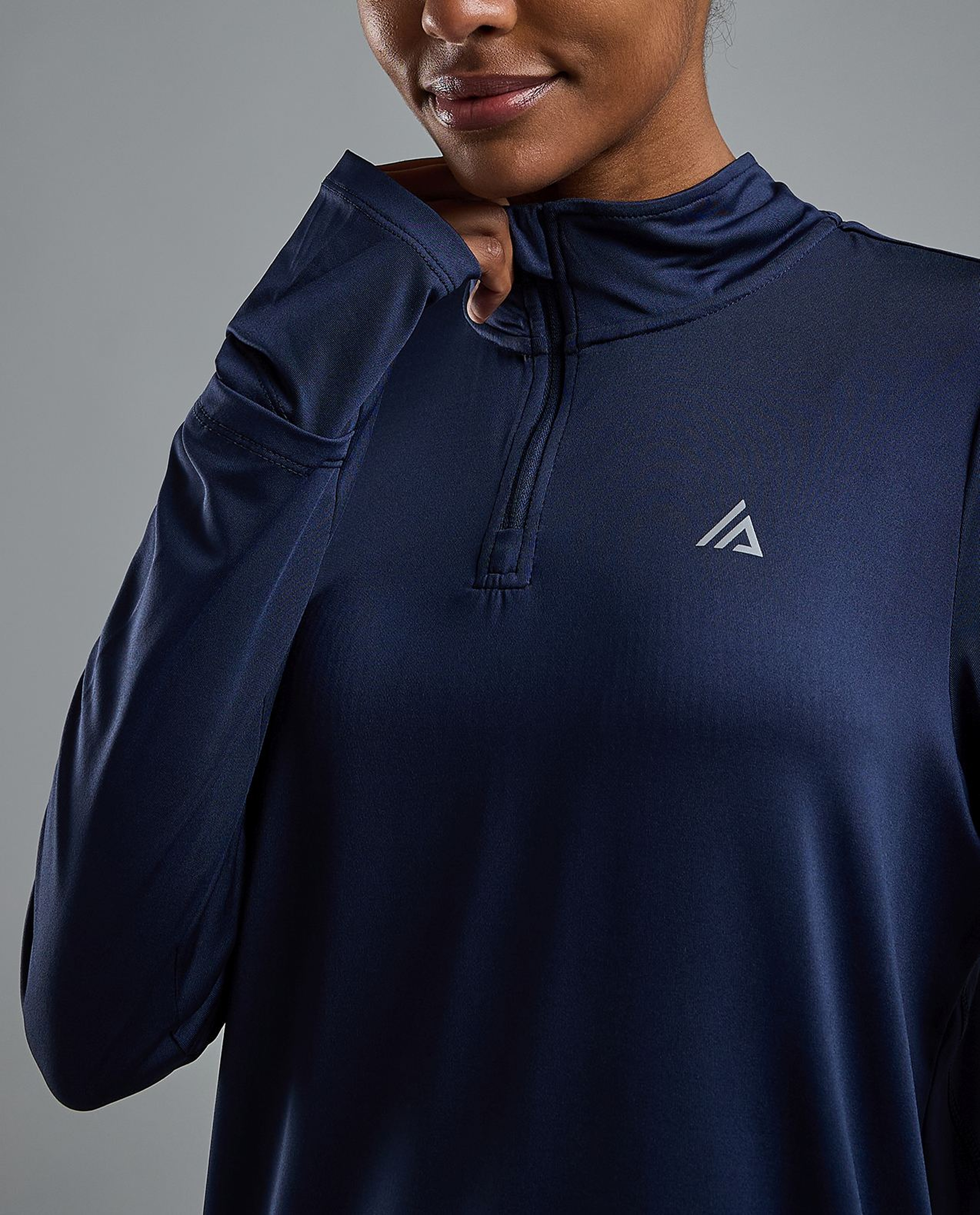 Logo Detail Active Top with Long Sleeves