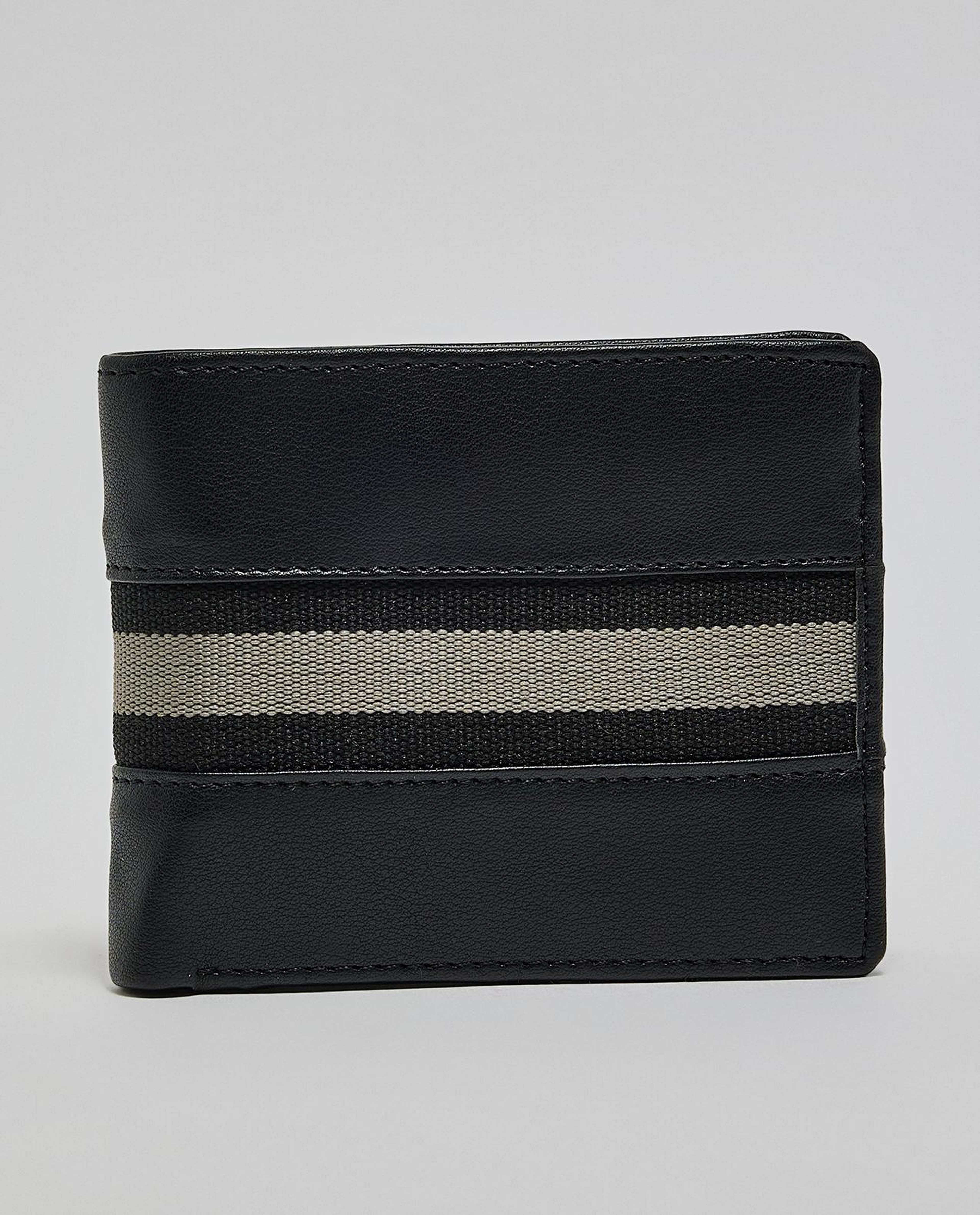 Contrast Detail Bi-Fold Wallet