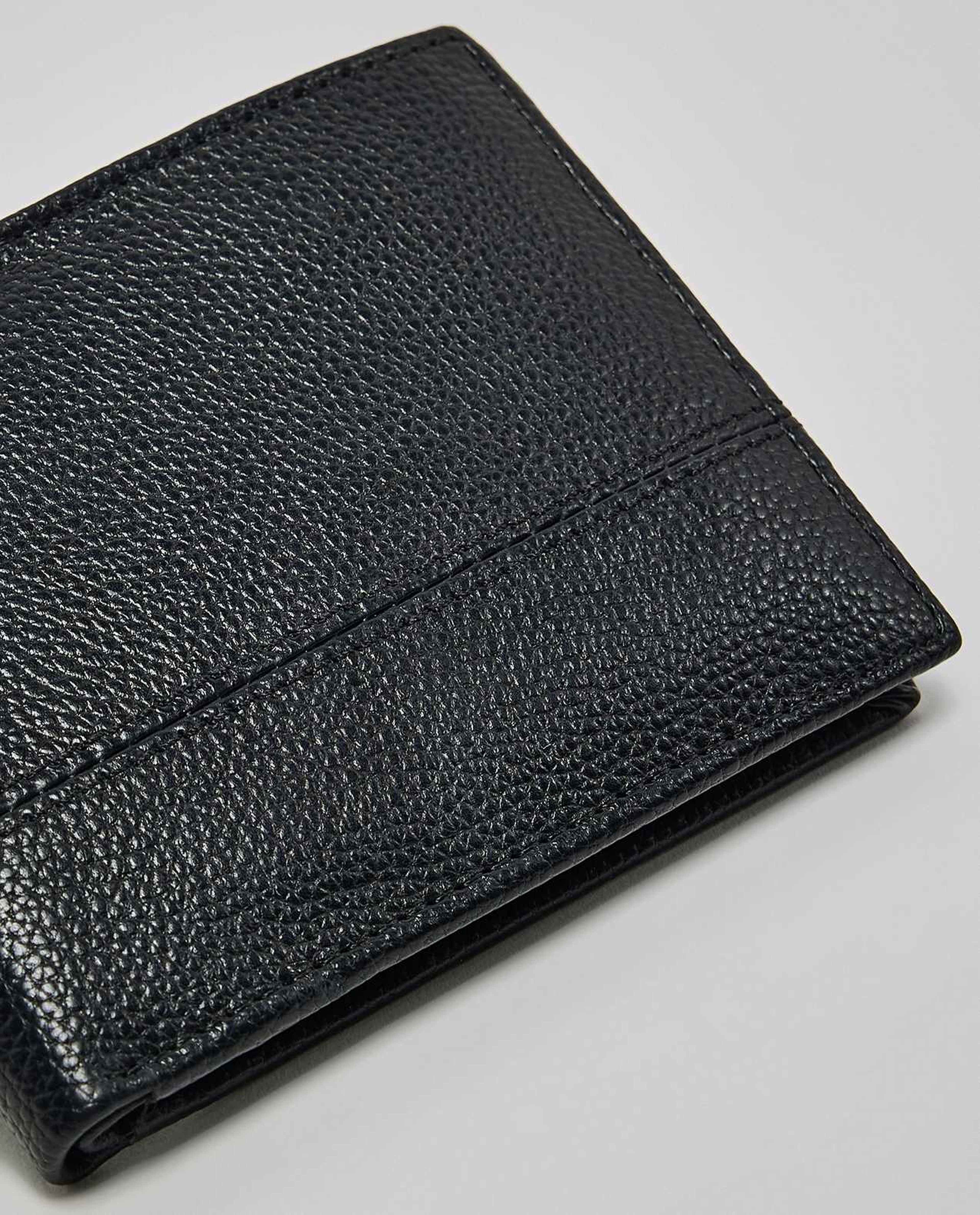 Textured Bi-Fold Wallet