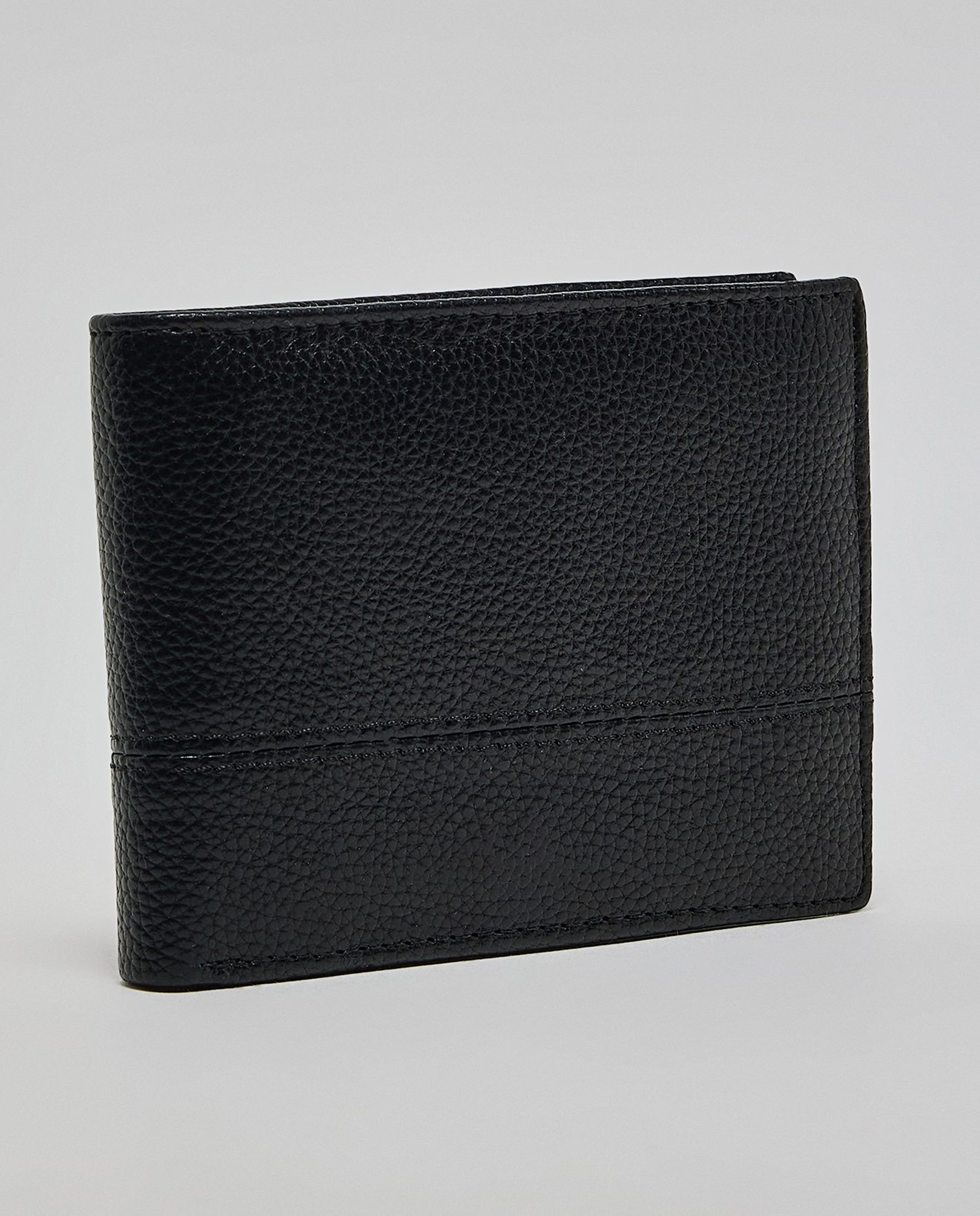 Textured Bi-Fold Wallet