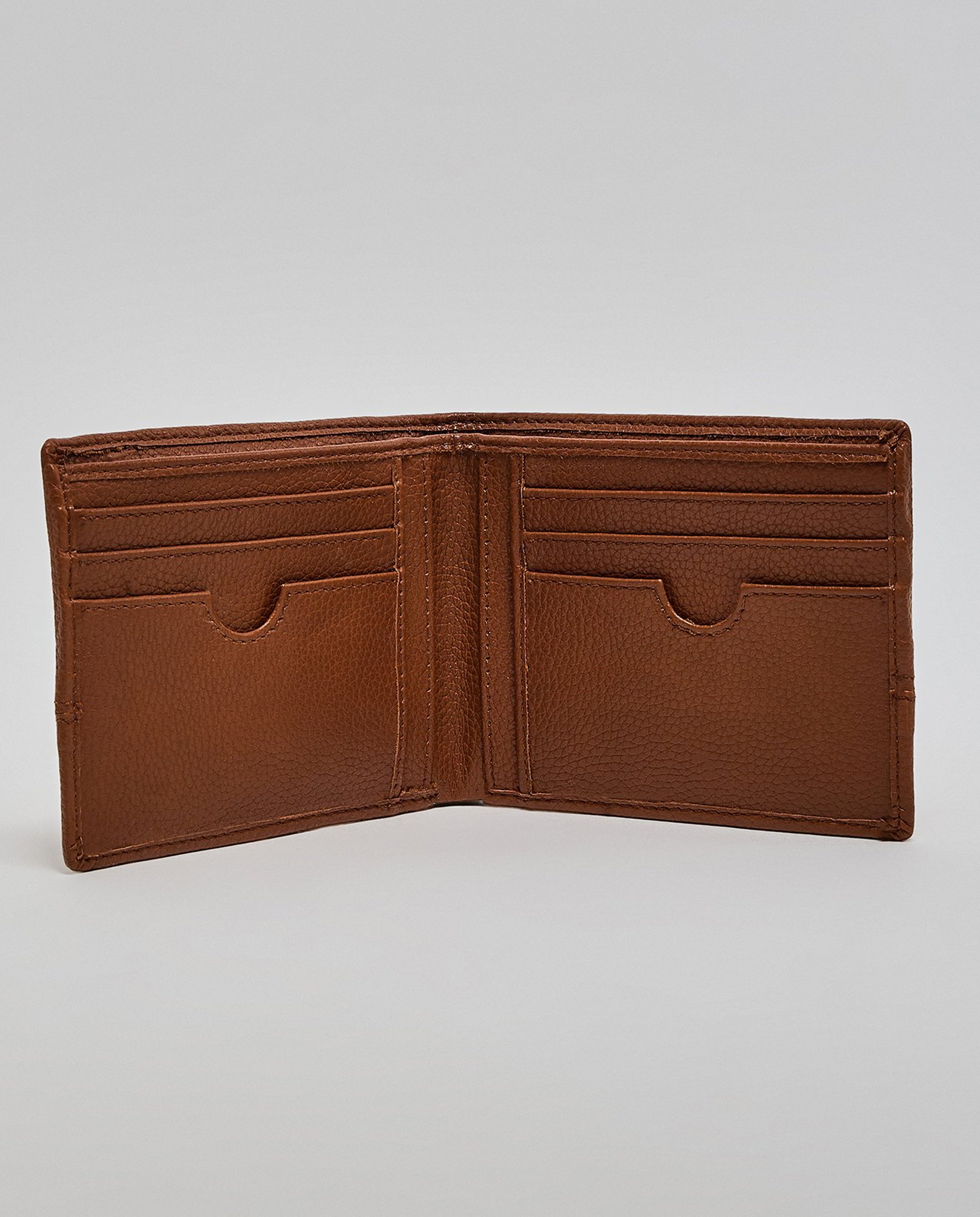 Textured Bi-Fold Wallet