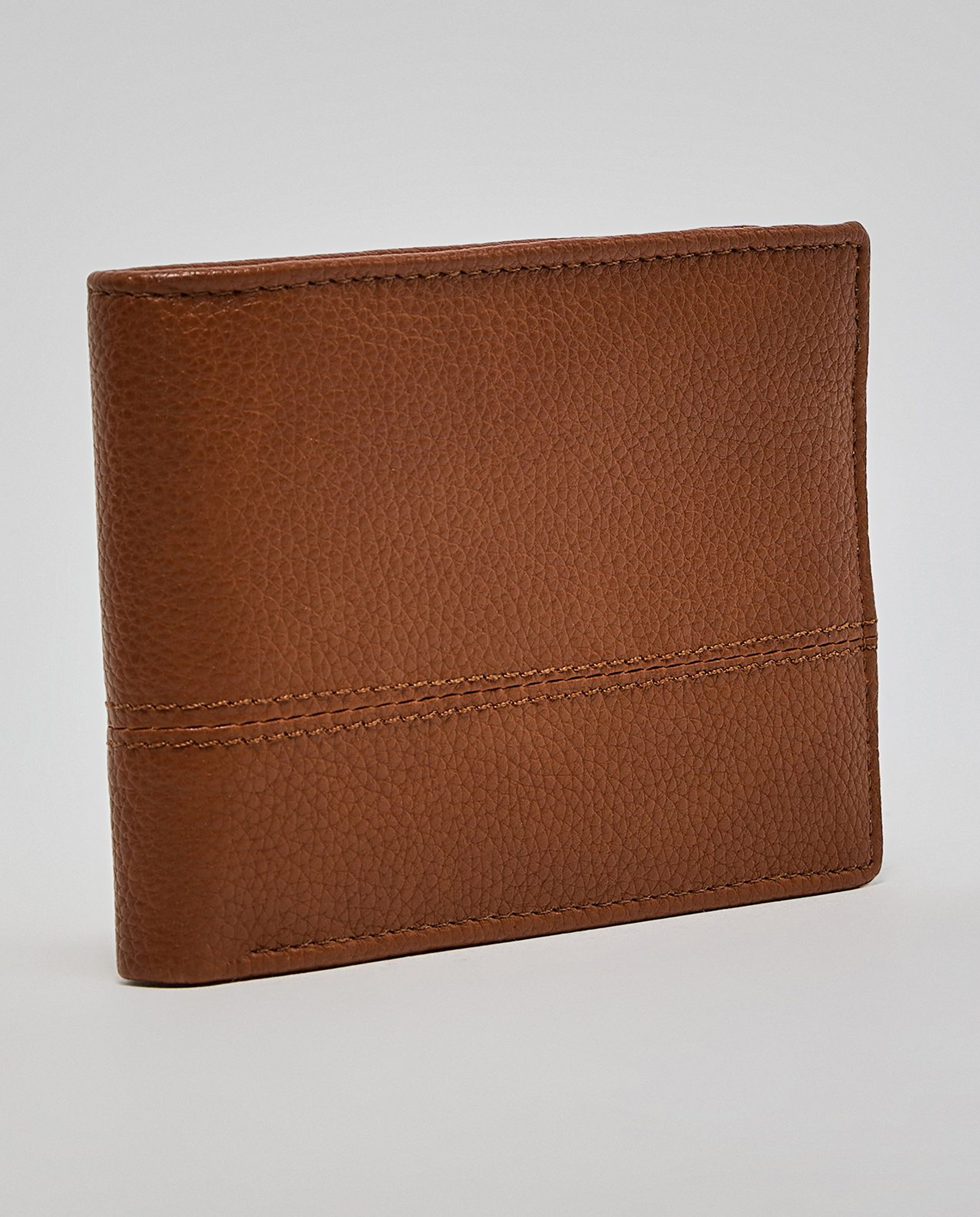 Textured Bi-Fold Wallet