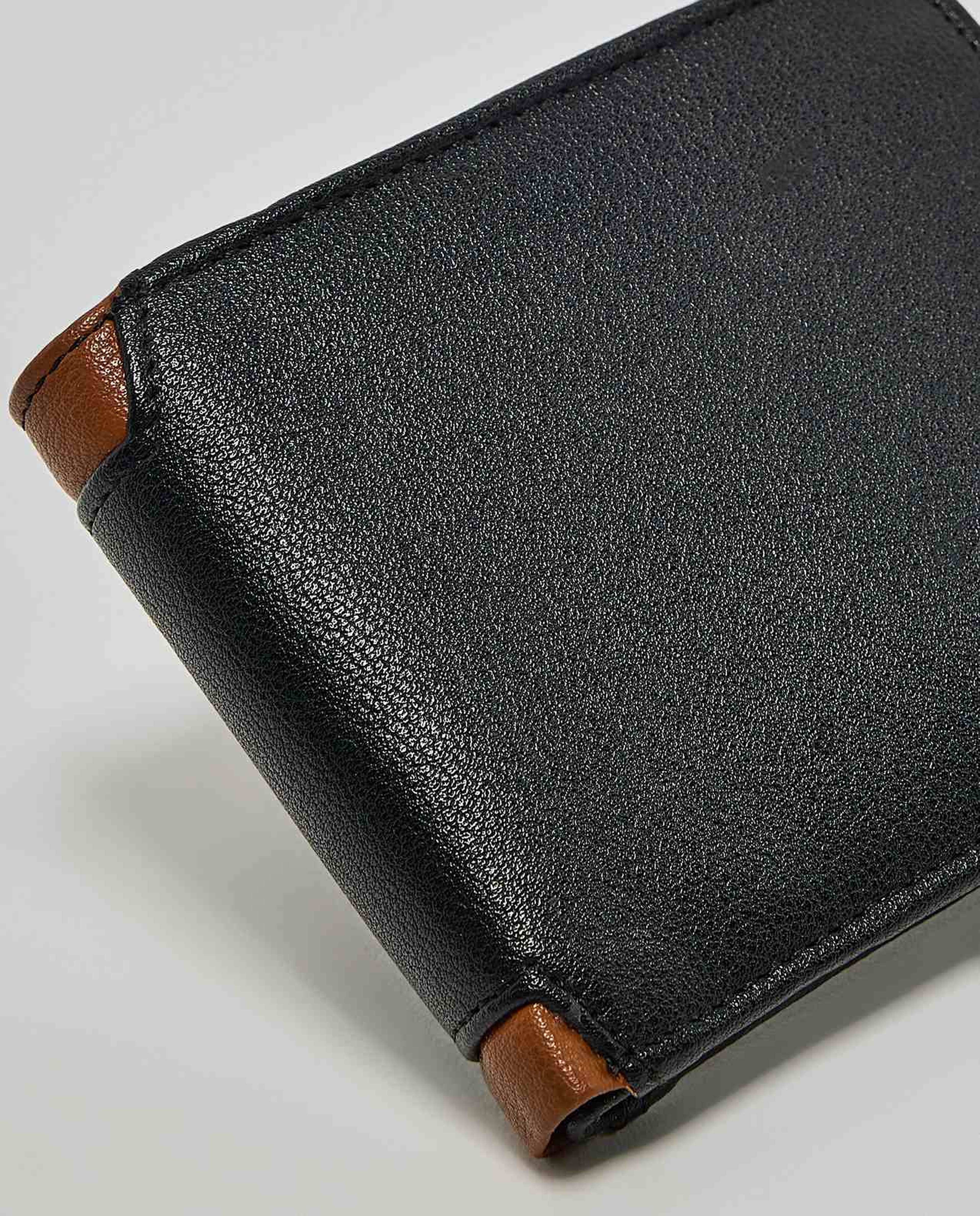 Textured Bi-Fold Wallet