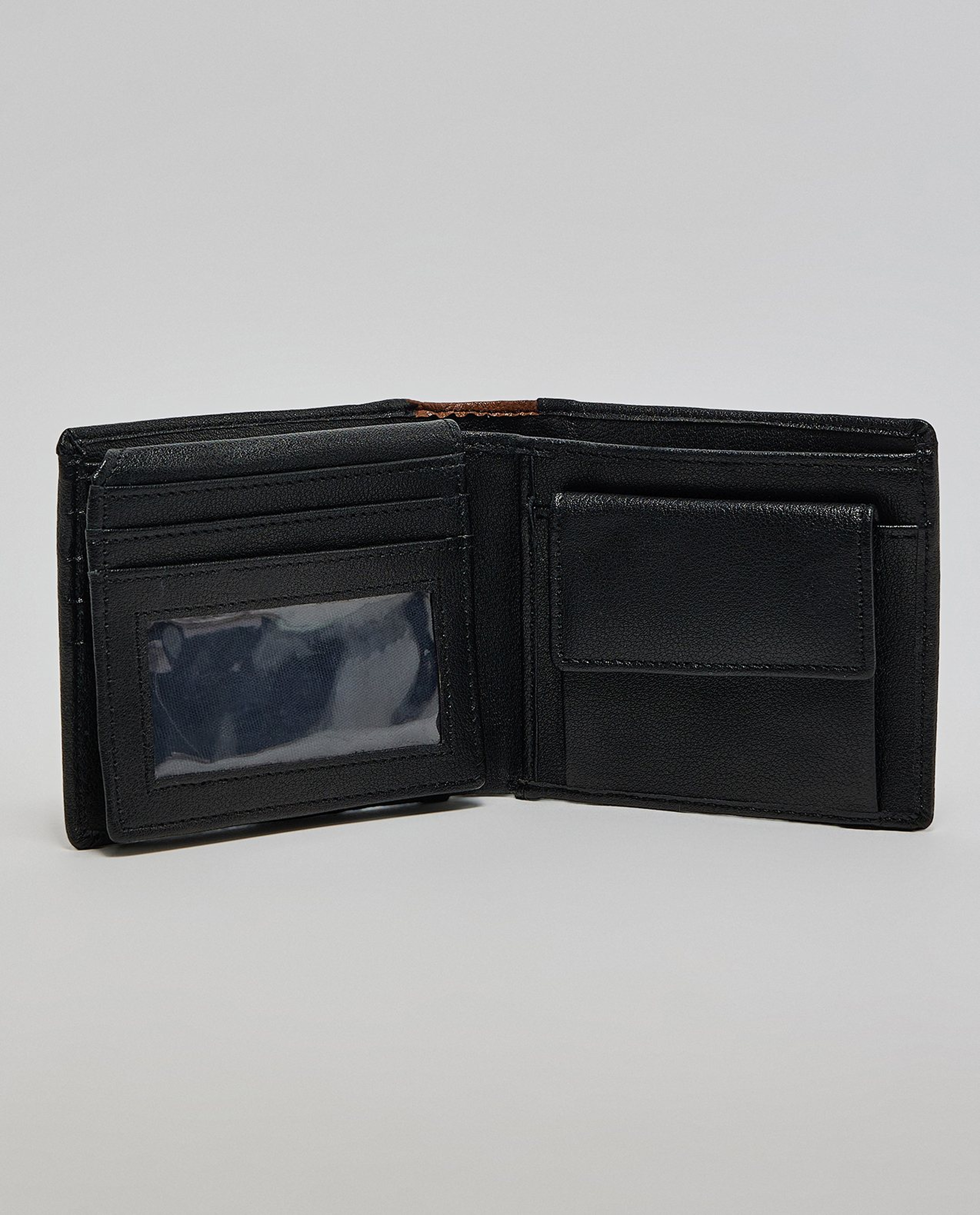 Textured Bi-Fold Wallet
