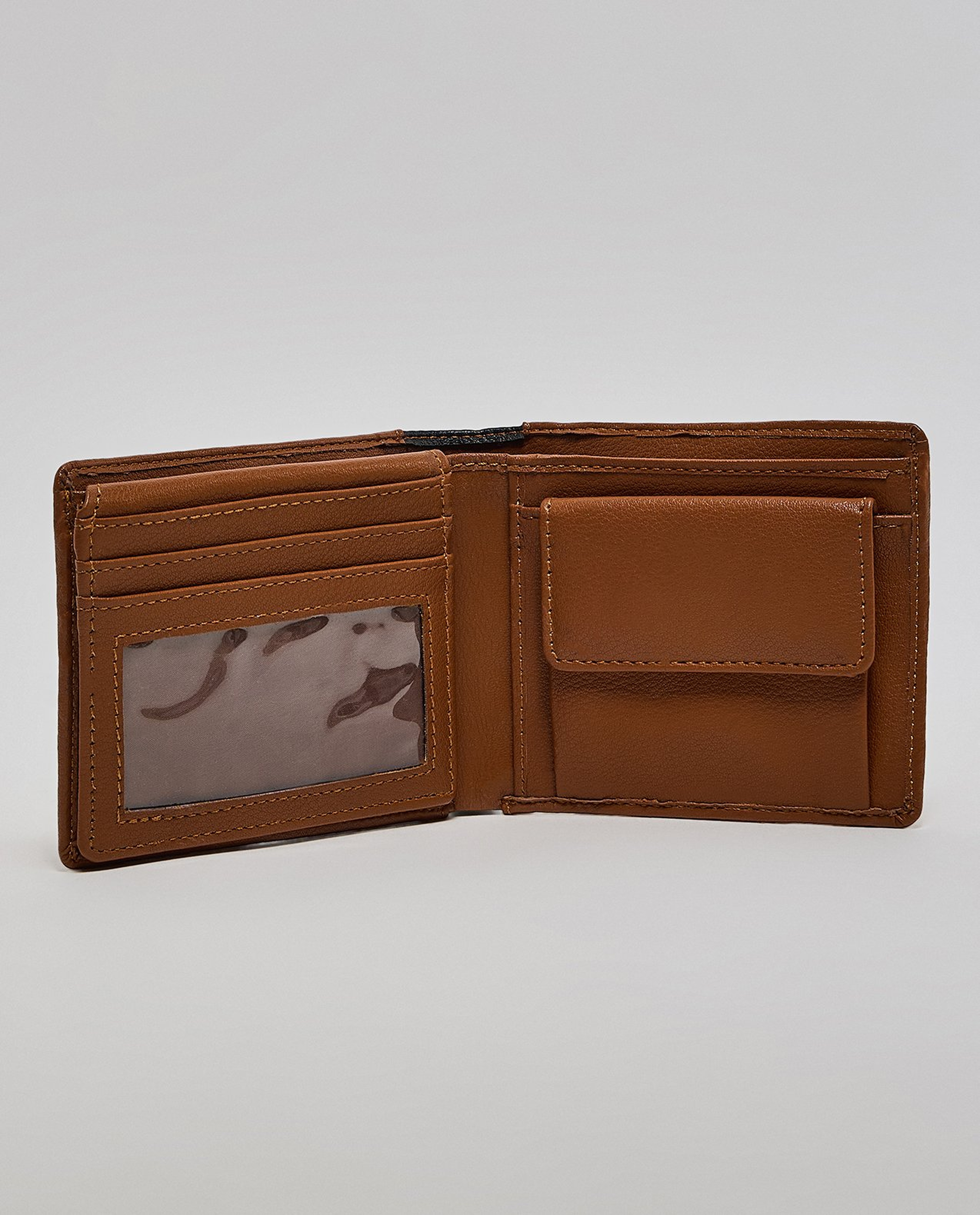 Textured Bi-Fold Wallet
