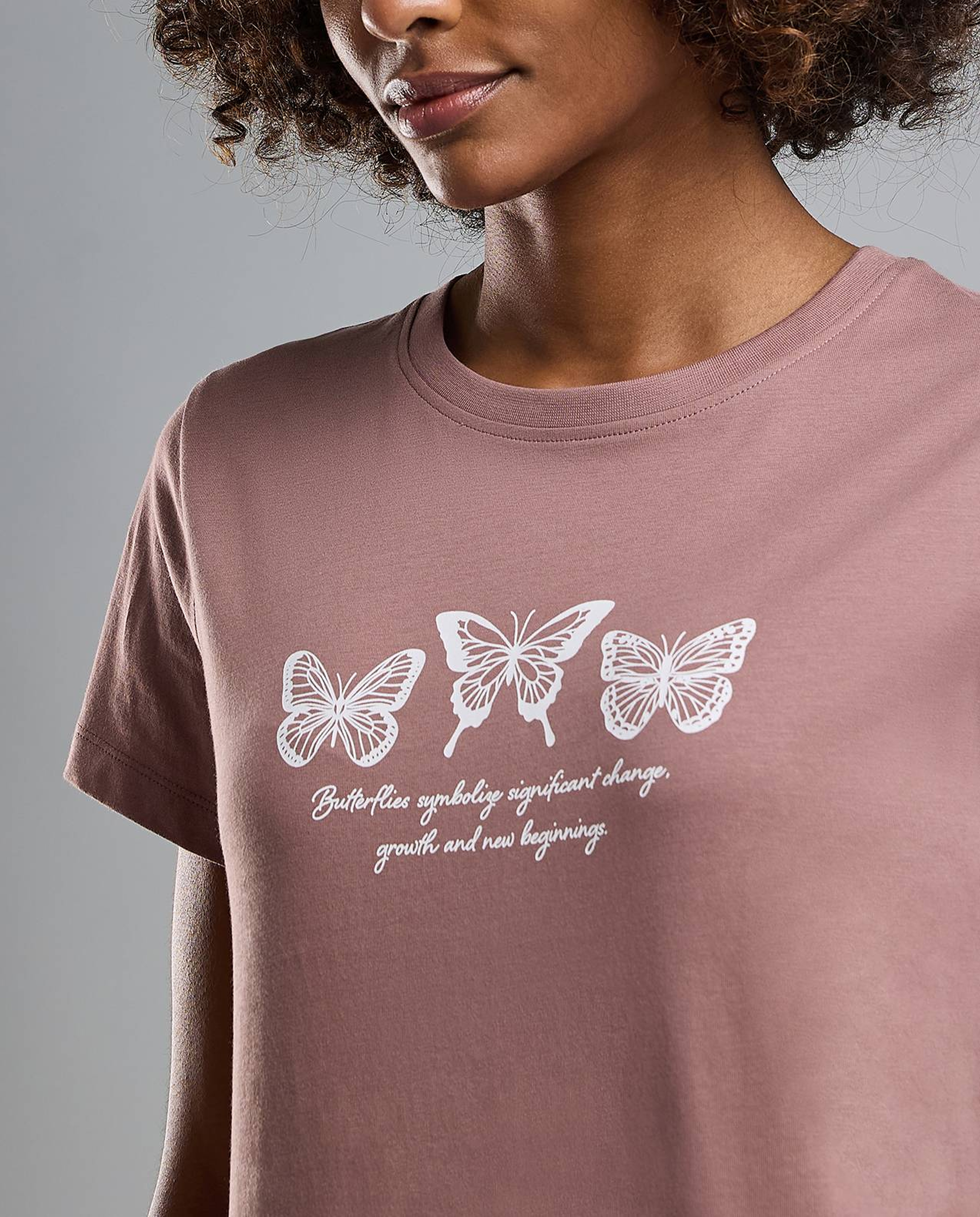 Printed T-Shirt with Crew Neck and Short Sleeves