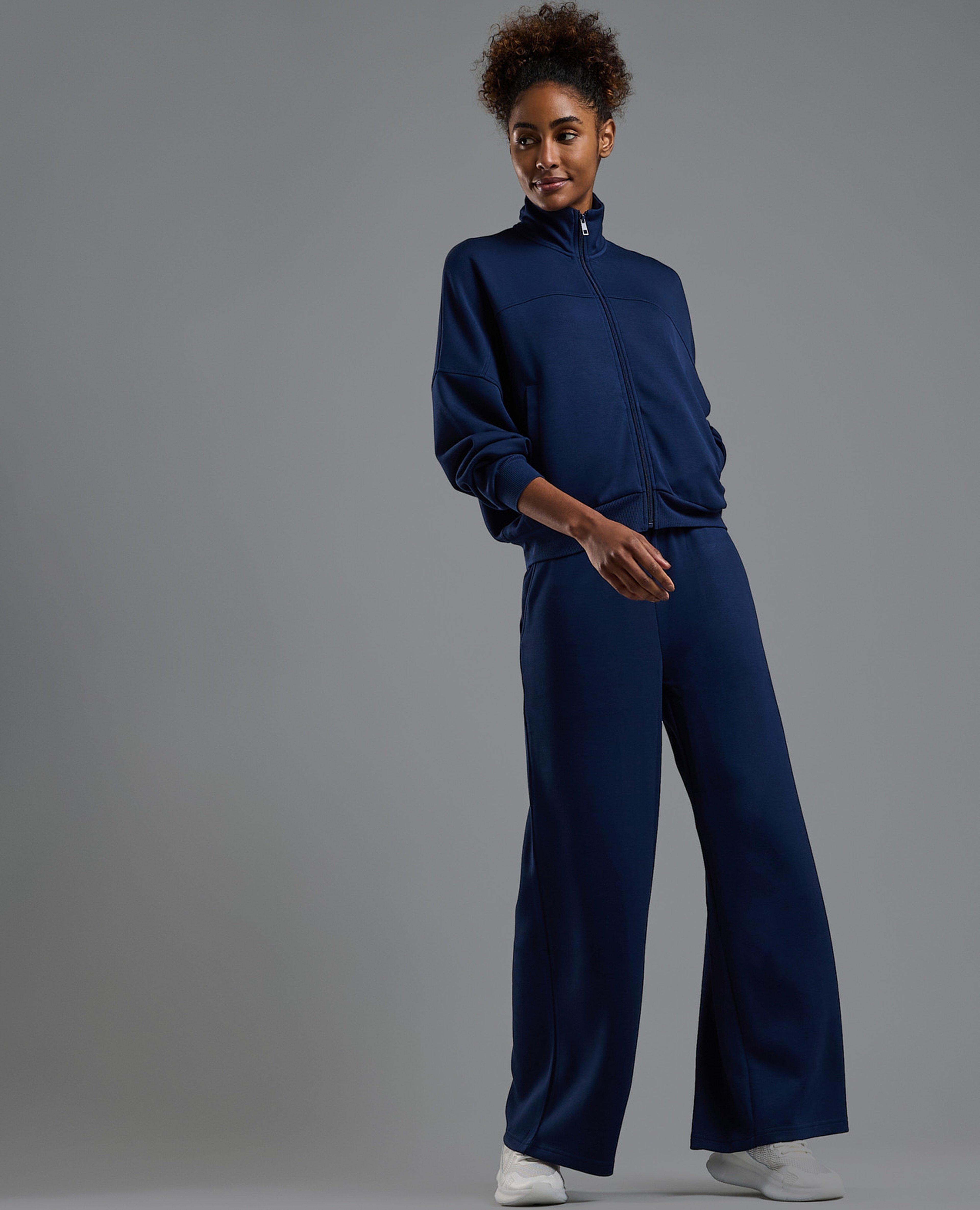 Solid Trackpants with Drawstring Waist