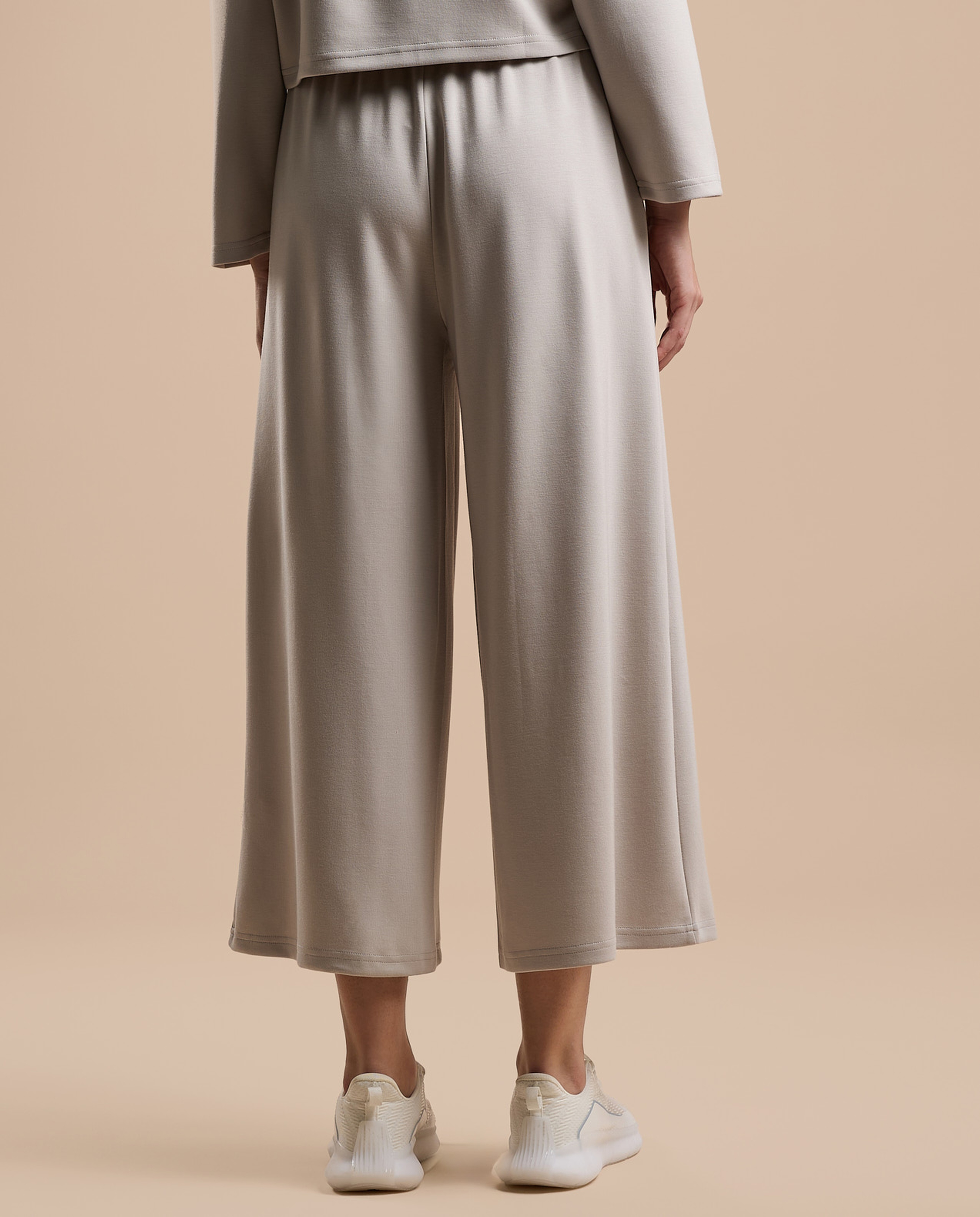 Solid Trackpants with Drawstring Waist