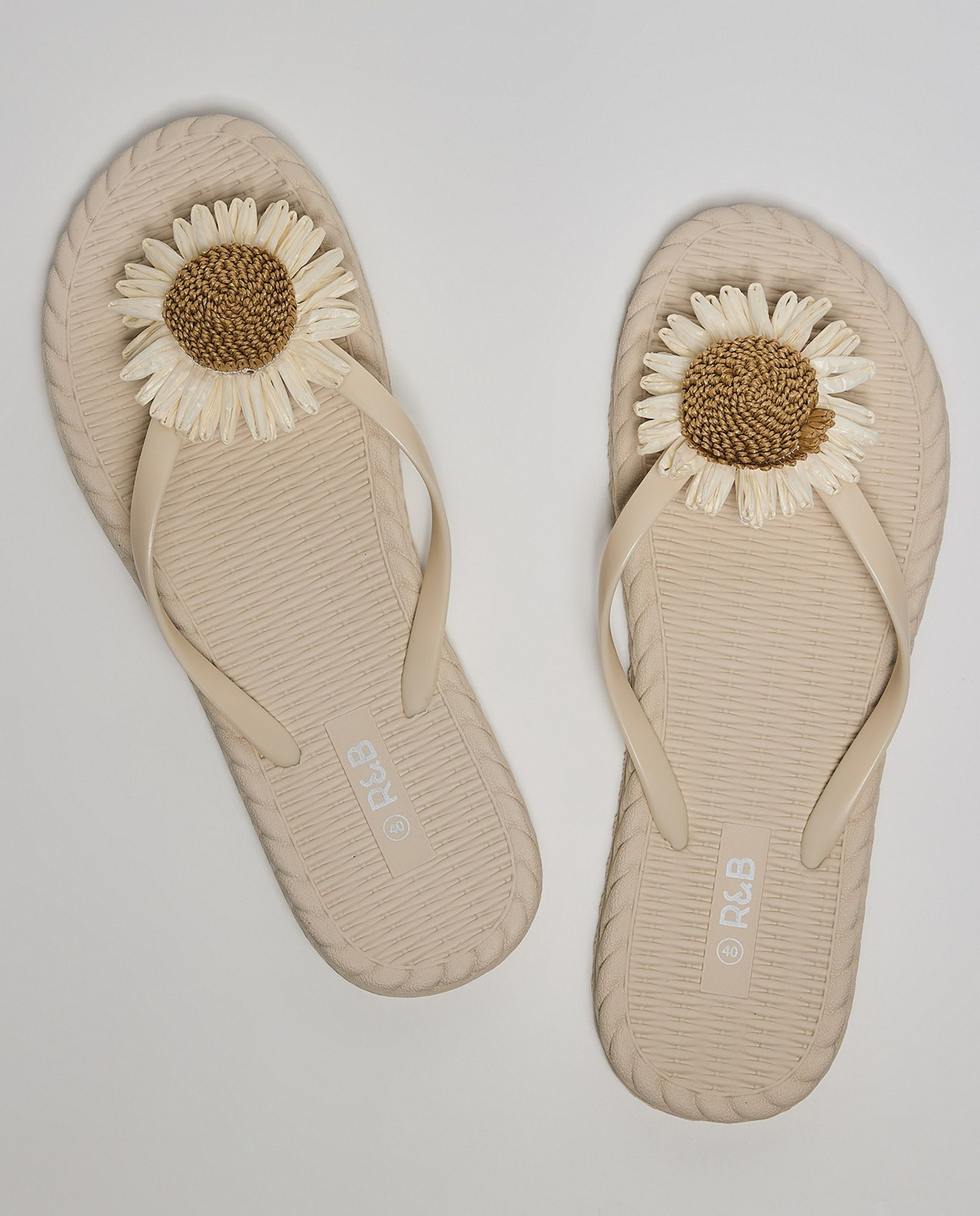Appliqued Flip-Flops