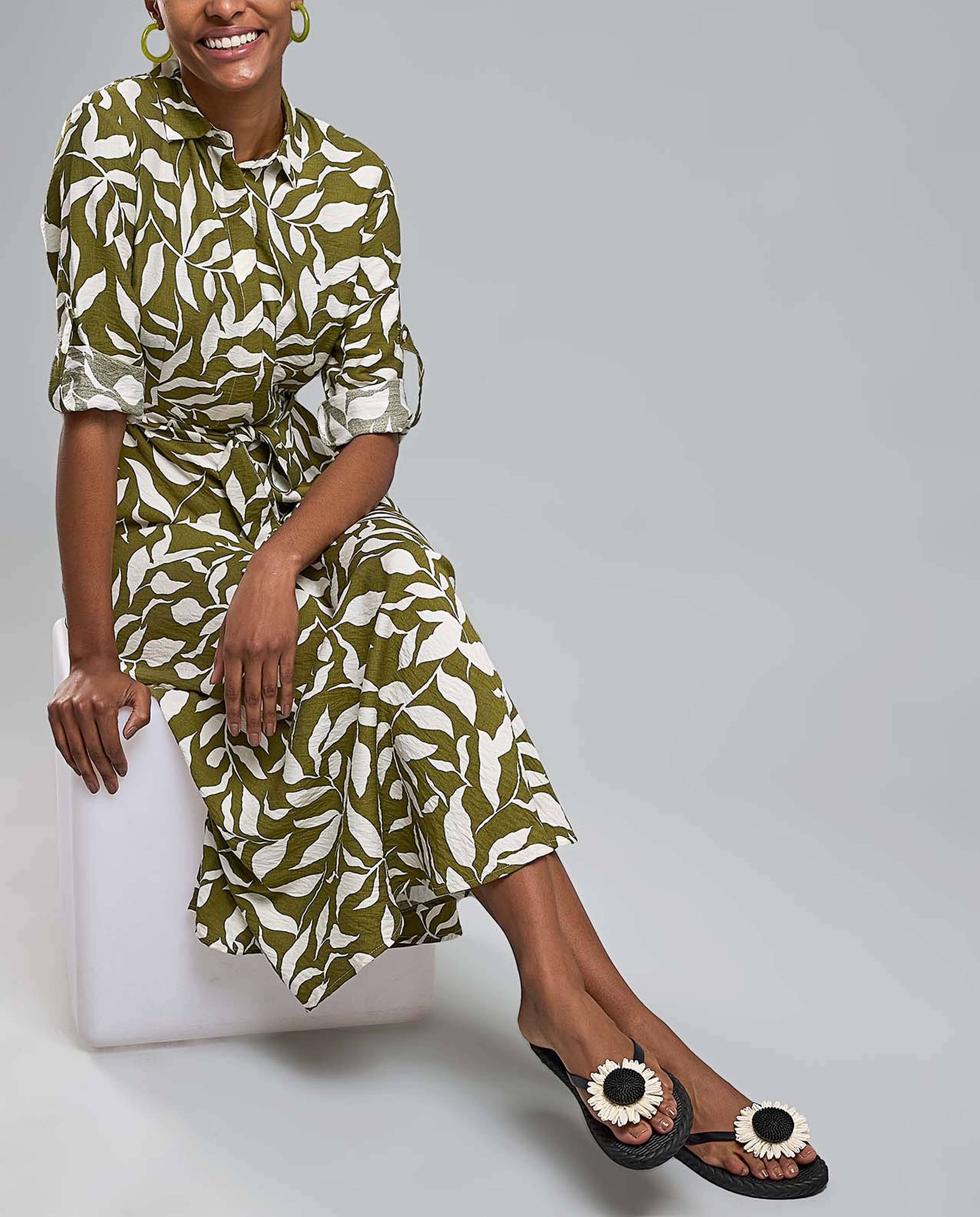 Appliqued Flip-Flops